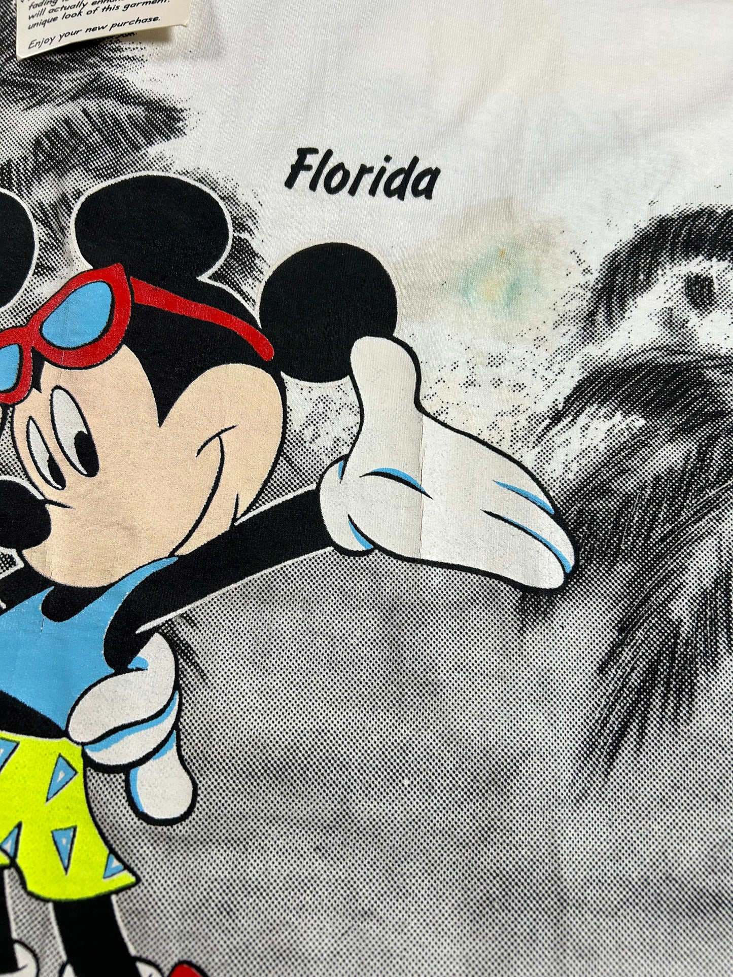 Vintage Sherry’s Best Disney Mickey & Minnie Mouse Tee Brand New With Tags Has Stains As Is XL/L Fit 22.75x32.5 Inches