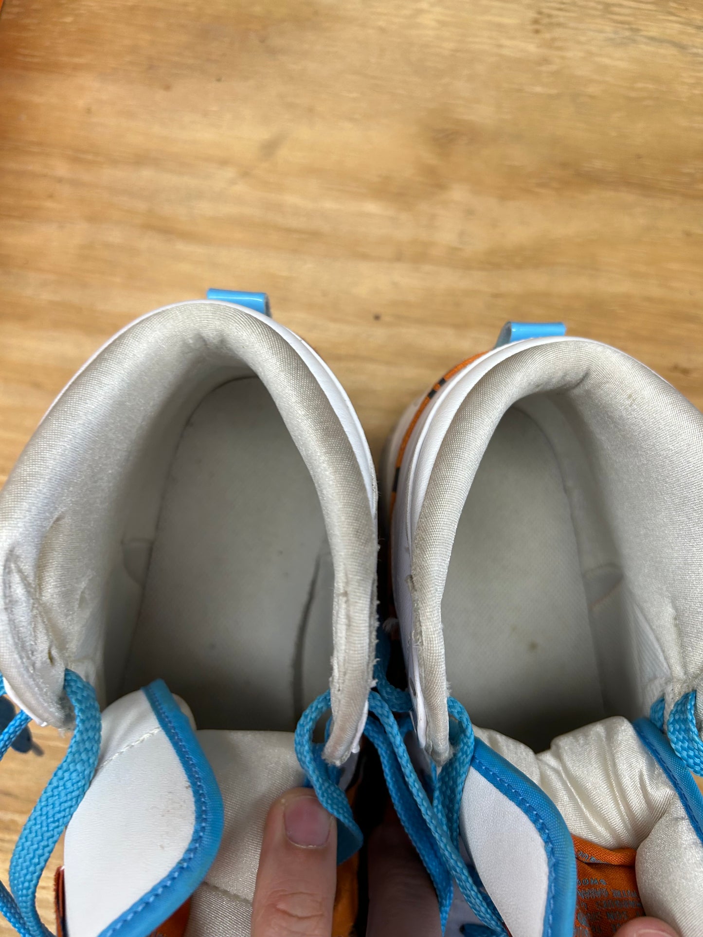 2009 Nike Fred Flintstone Big High QK Sneakers 9.5 370428841 Great Condition No Box As Is