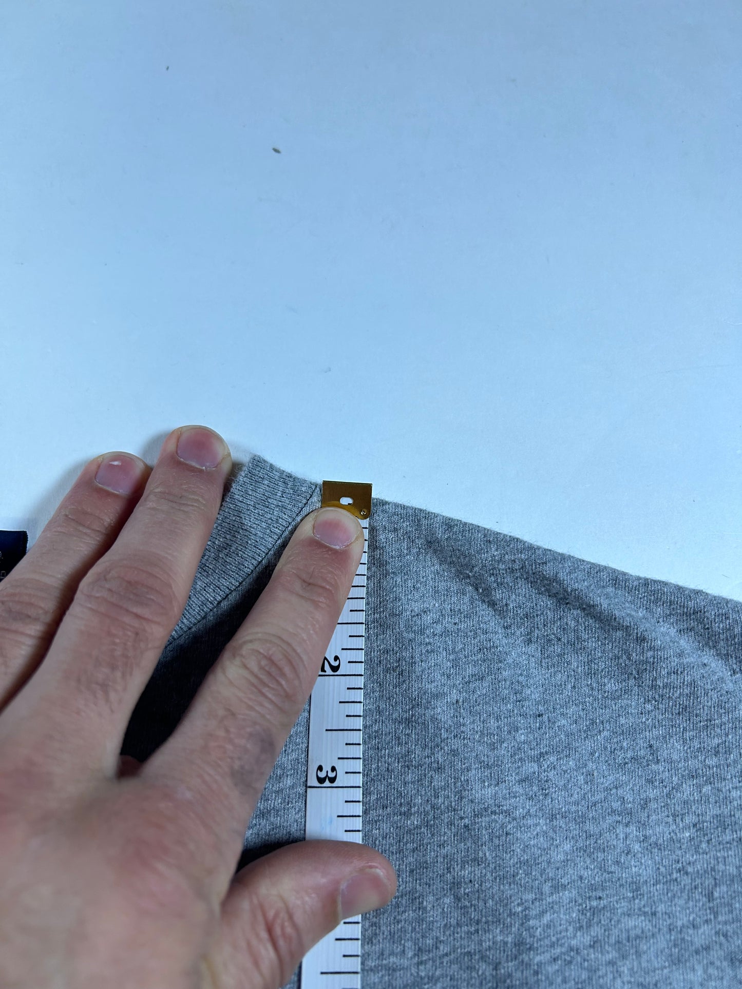 Vintage Polo Ralph Lauren USA American Flag Preppy T-Shirt Medium Fit 20.25x26 Inches