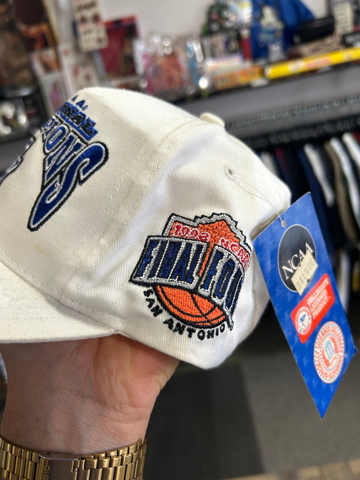 Vintage 1998 Kentucky NCAA Champions Final Four Starter Cap Hat White Blue Brand New With Tag As Is