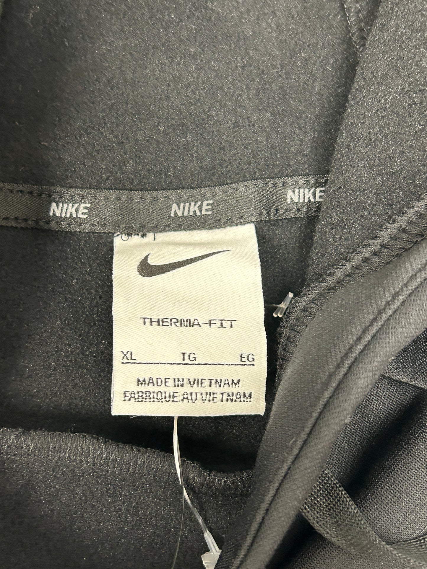 Nike Therma-FIT Hooded Pullover Black CU6238-010 XL 26.25x32 Inches Brand New 2024