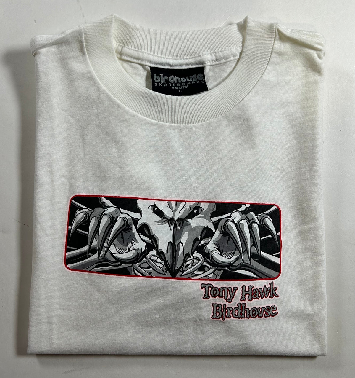 Vintage Birdhouse Skateboards Tony Hawk Falcon 3 Graphic Skateboard Tee 2000-01
