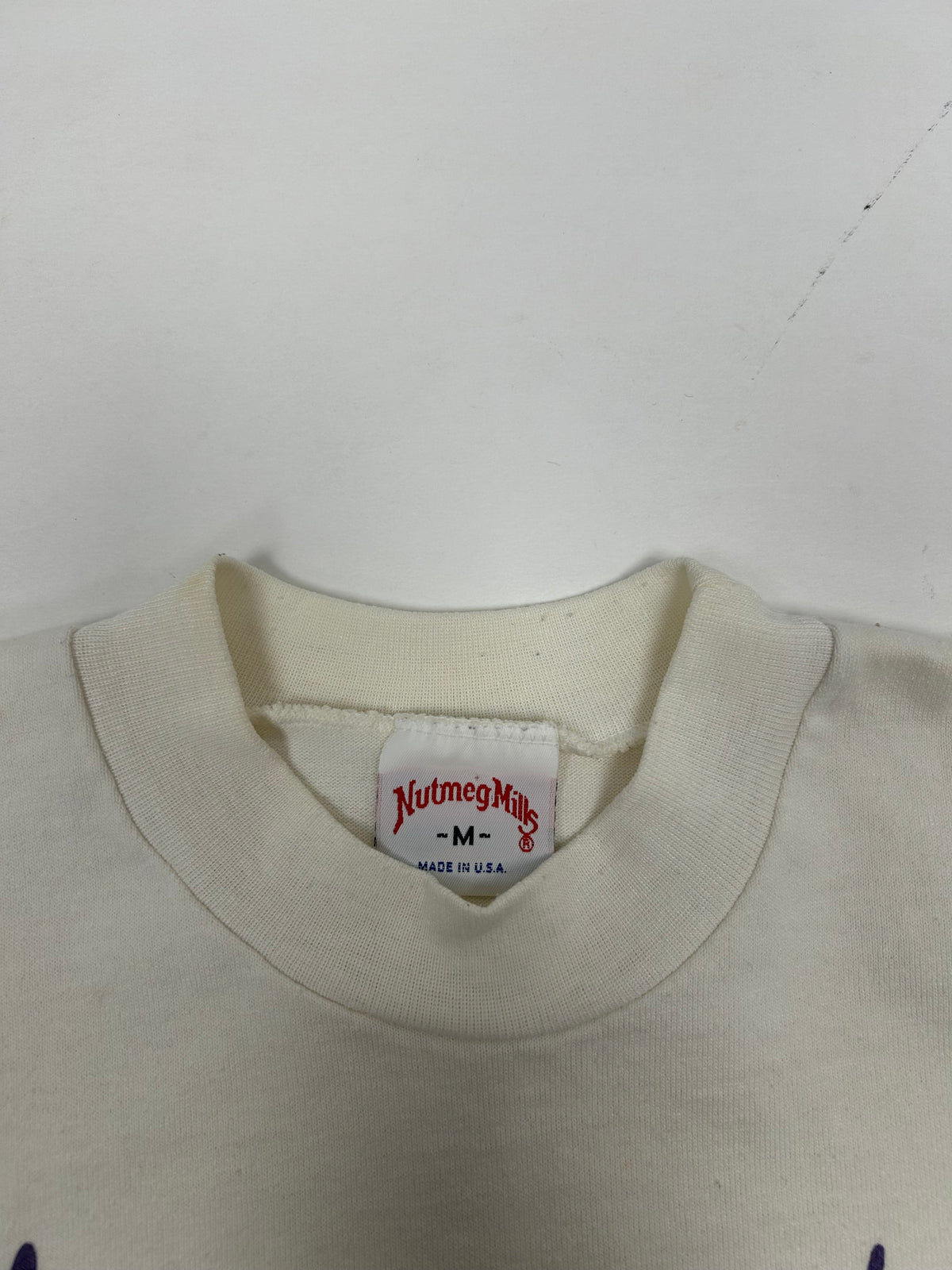 Vintage Minnesota Vikings NFL Nutmeg Mills T-shirt Medium 21.5x28.25/30 Inch 80s