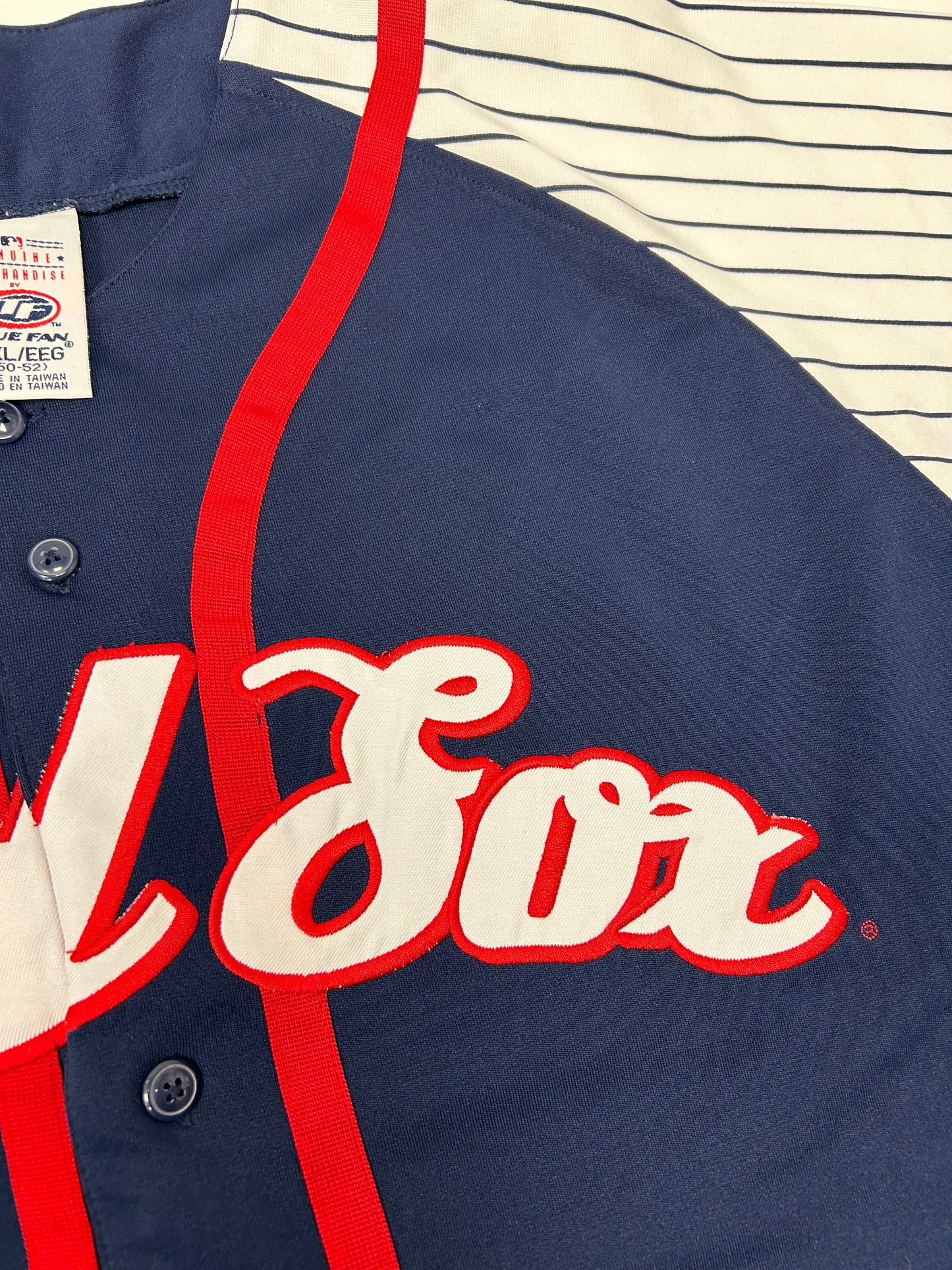 Vintage Boston Red Sox Stitched MLB Baseball True Fan Series Jersey Blank 2XL 28.5x33.75/35.5 Inches
