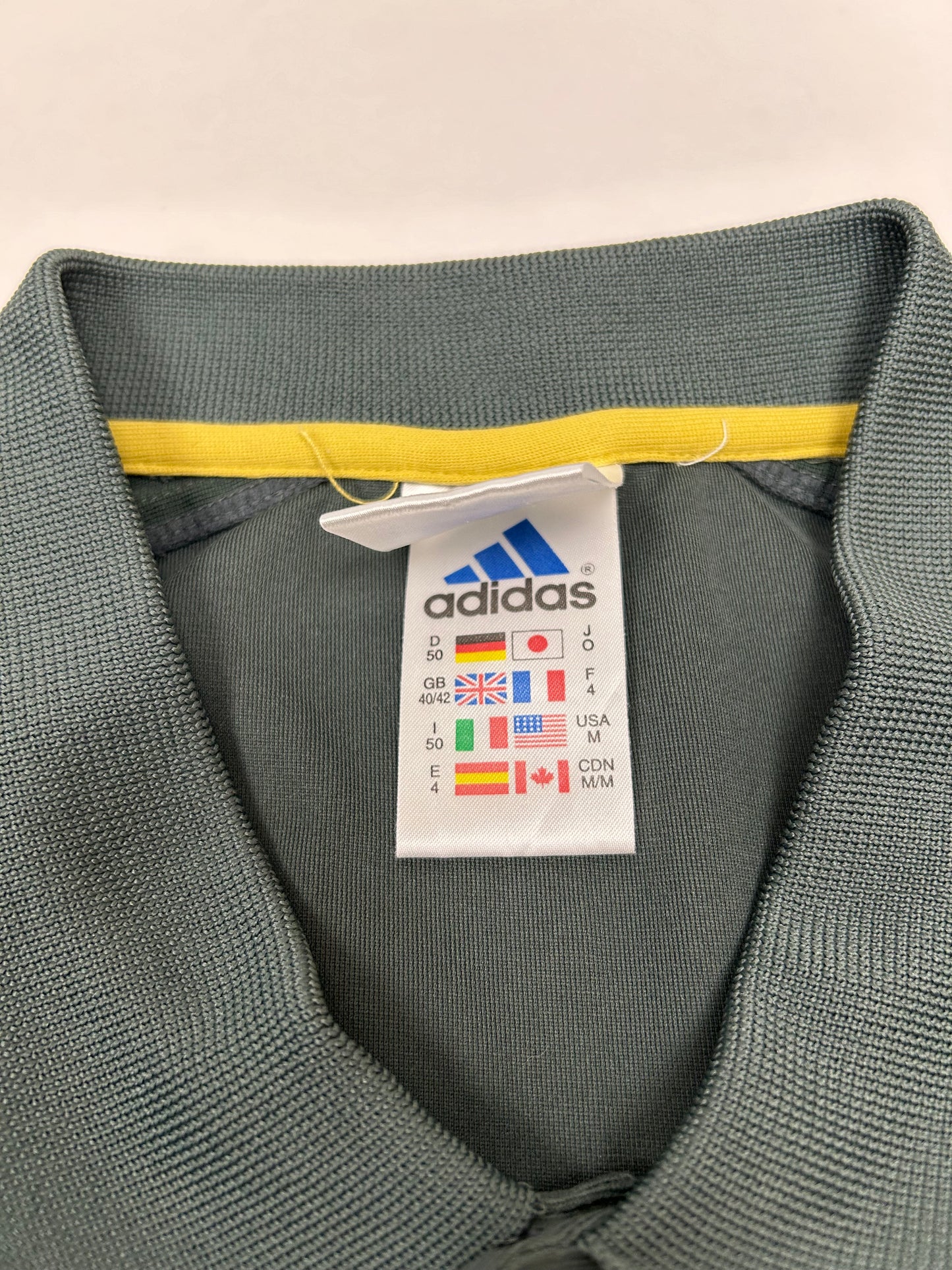 Vintage Adidas Roland Garros Paris Medium 21.75x30.25 Tennis Polo Shirt