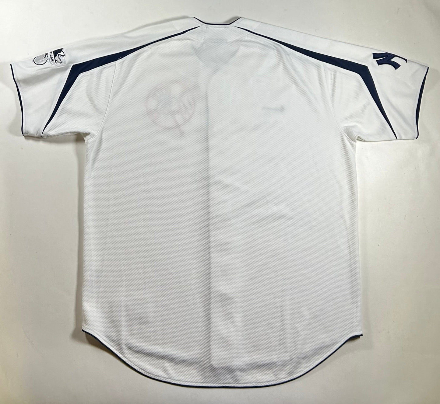 Vintage 2000s Nike Team New York Yankees MLB Blank Jersey Tagged Medium Fits Like A L/XL Best 26.75x32.5/35.25 Inches