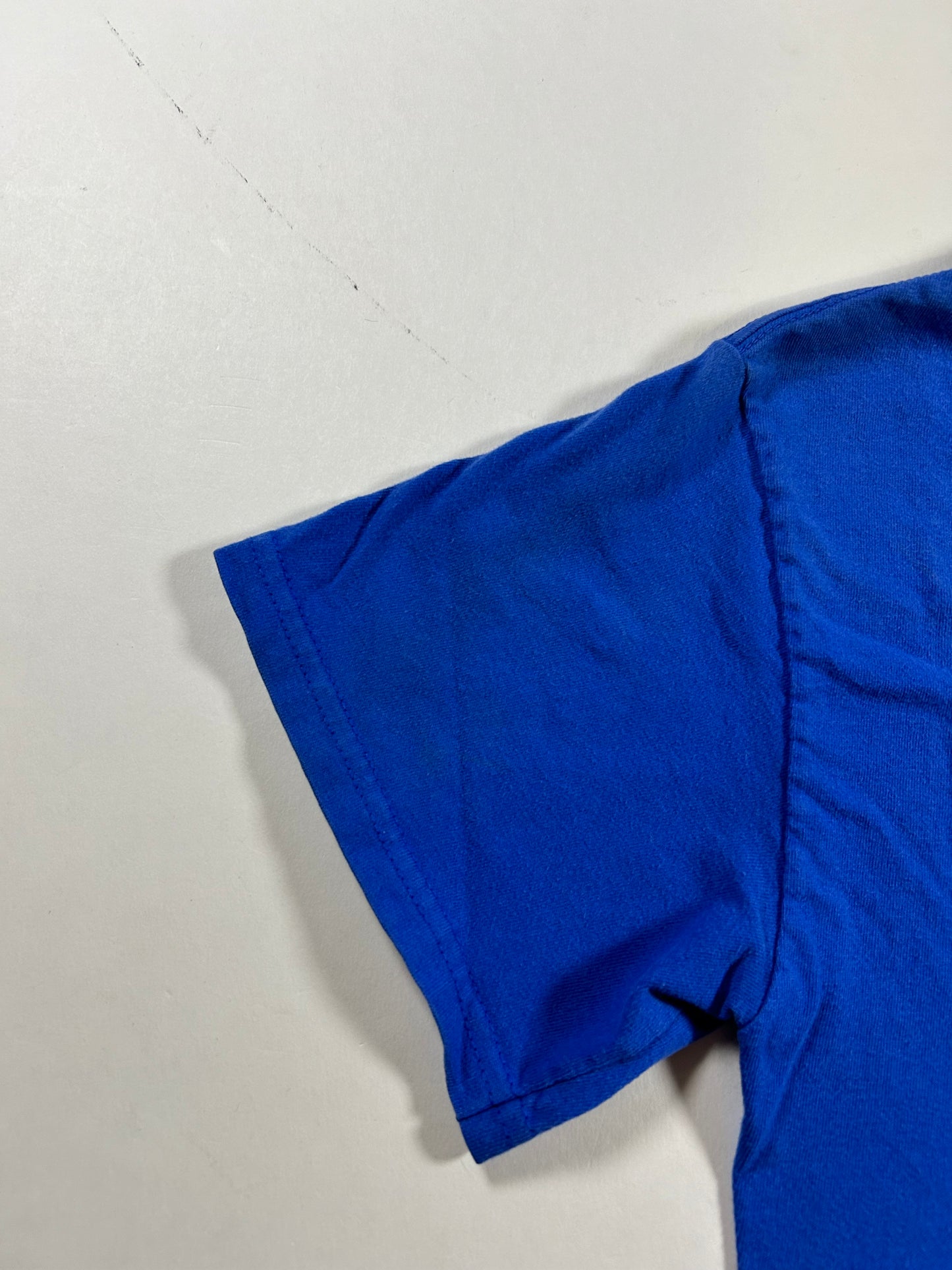 Vintage 2002 Less Than Jake Trailer Motor Home Gainesville Florida Band Tee Small 17.75x25.75 Inches Blue