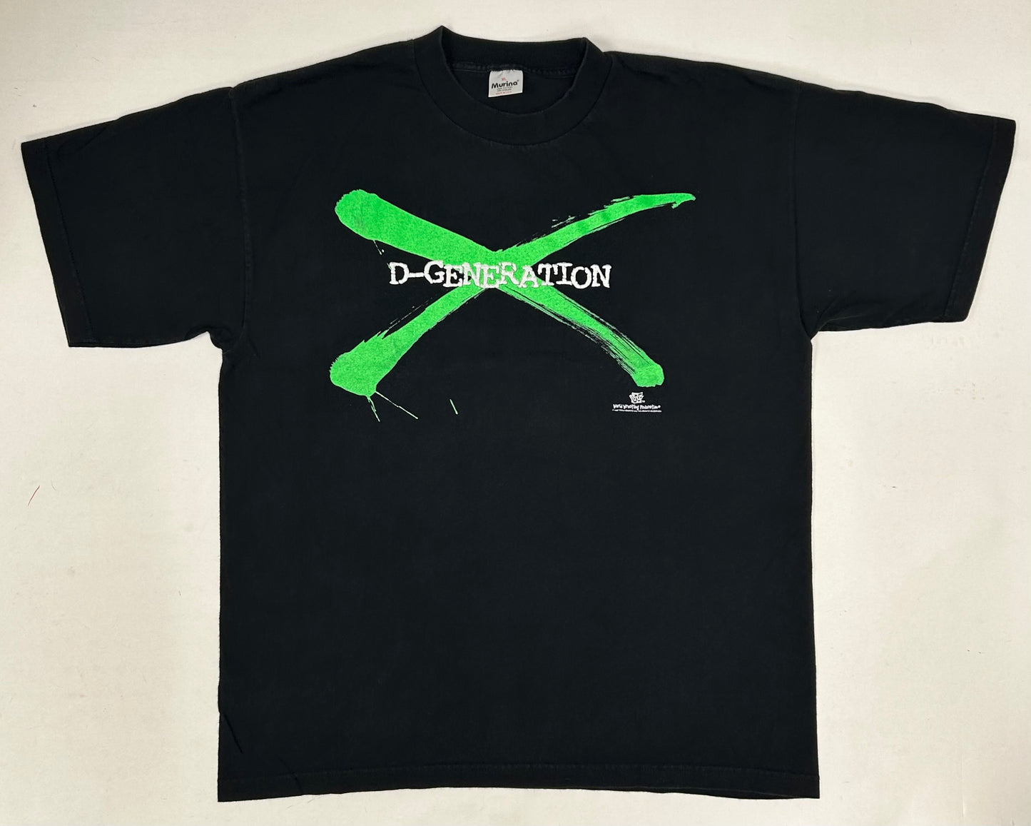 Vintage 1998 WWF D-Generation X DX Defy Authority Wrestling tee XL 23.75x29.75 Inches