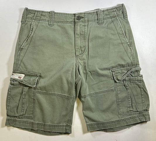 Denim & Supply Ralph Lauren Cargo Shorts Green Tactical Army 34 19.25x22.75 Inches
