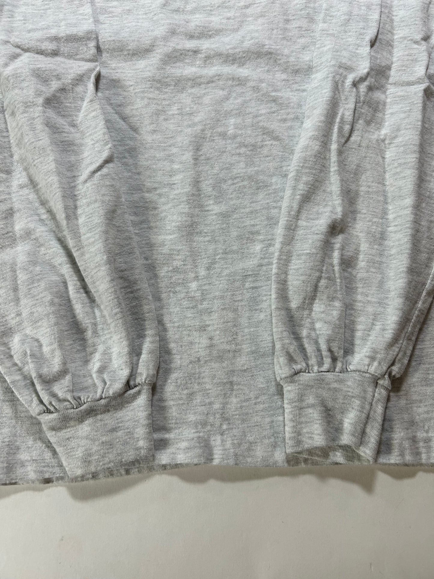 Vintage 90s San Francisco Sailboats Graphic Long Sleeve Tee Large/Medium 21.5x27 Inches Gray