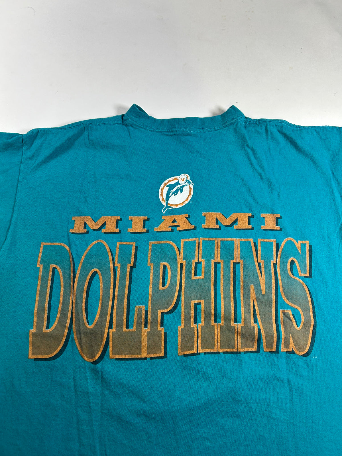 Vintage 1994 Miami Dolphins NFL Starter T-shirt XL 24.5x27.75/29.25 Inches 90s