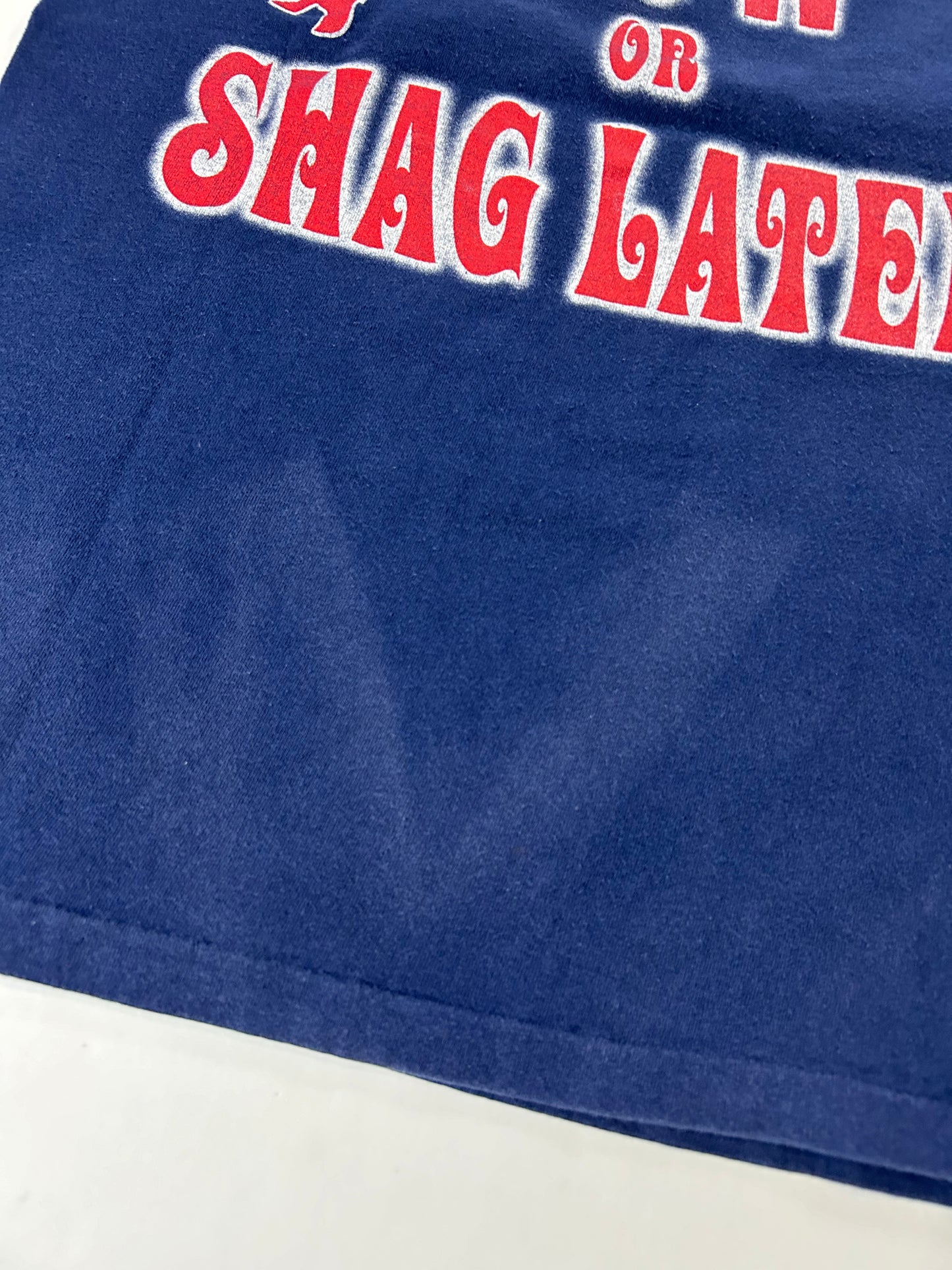 Vintage 1998 Austin Powers Shagadelic Shall We Shag Now Or Shag Later Medium 20x.27.25 Inches Tee