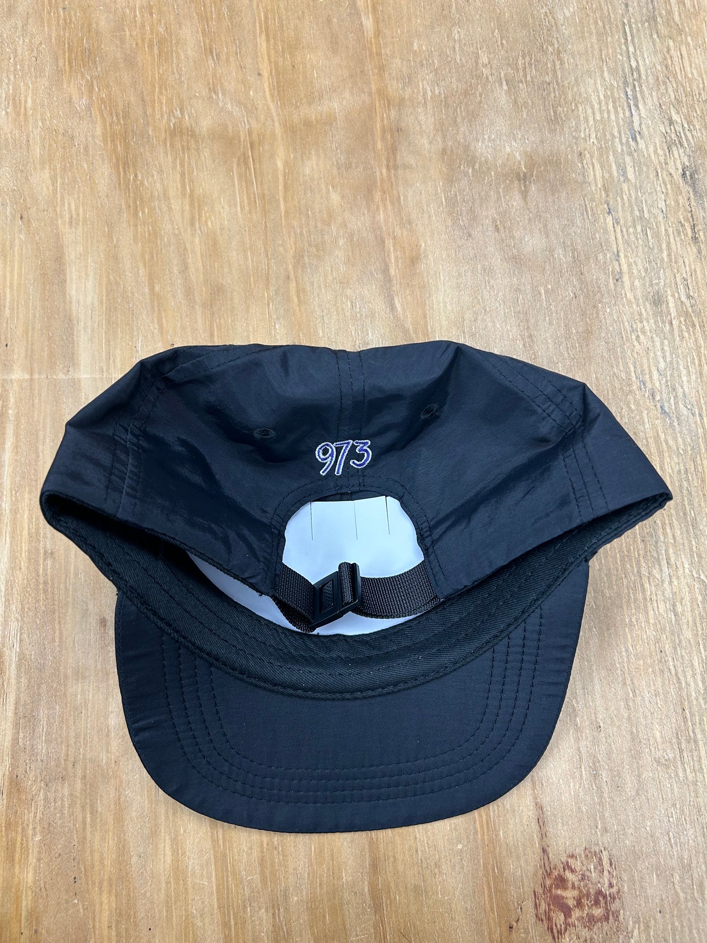 Edgewood NJ EW 973 Team Logo Nylon 6 Panel Adjustable Hat Black