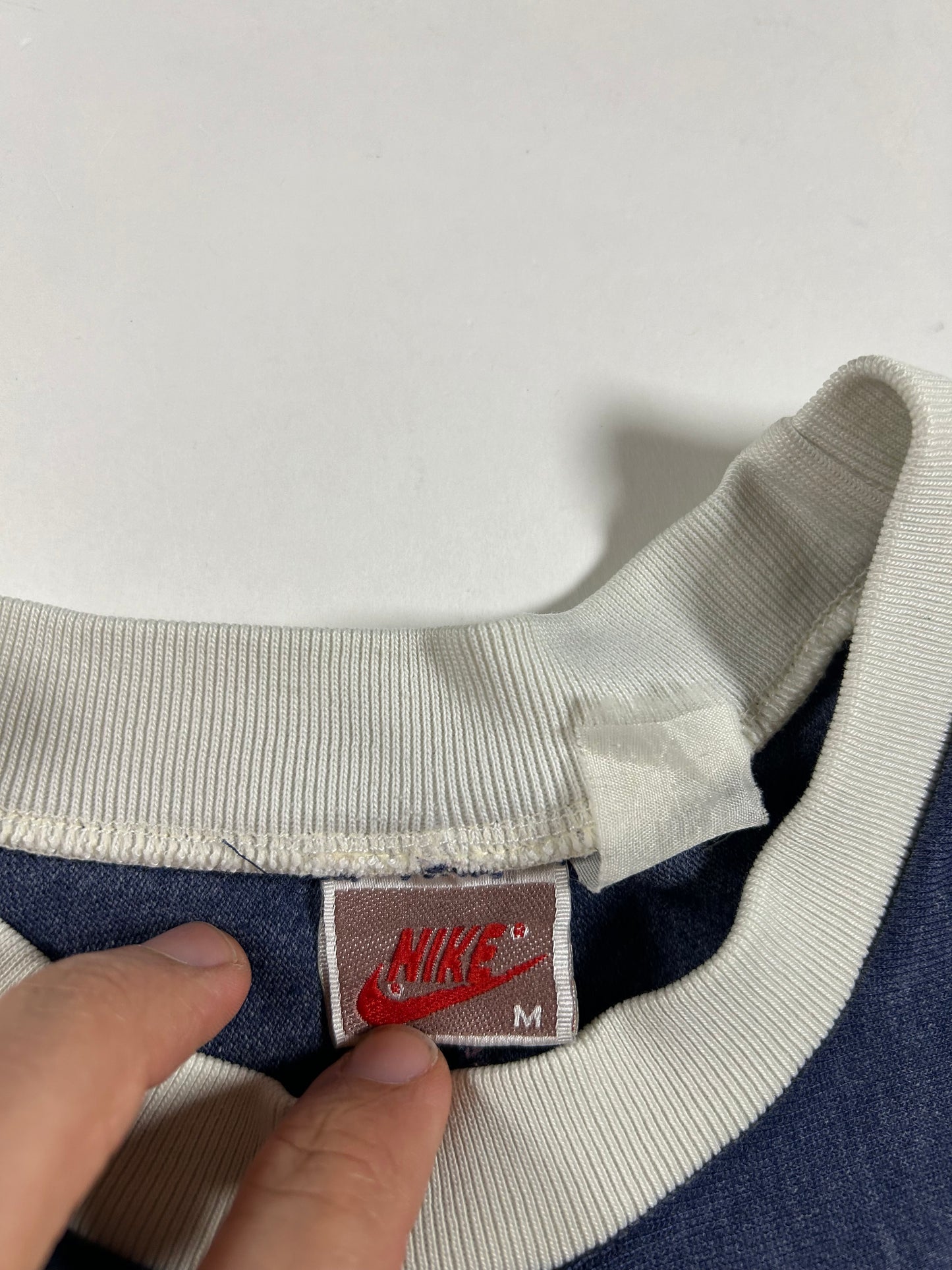 Vintage Nike Croquet Council Pullover Crewneck Sweatshirt As Is Worn Medium 22.5x25.75 Inches Rare
