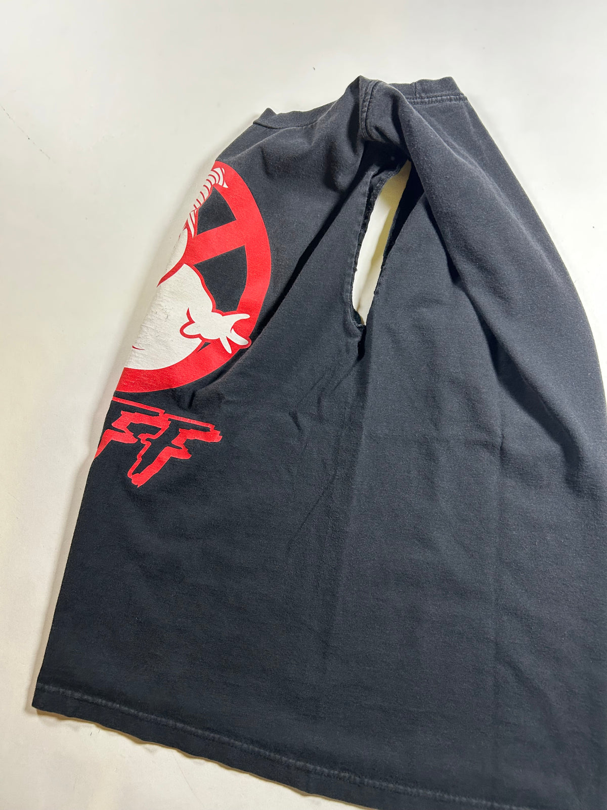 Vintage NEFF Ghostbusters Skateboarding Skate Chopped Sleeveless Medium 19.25x27 Inches As Is 00s