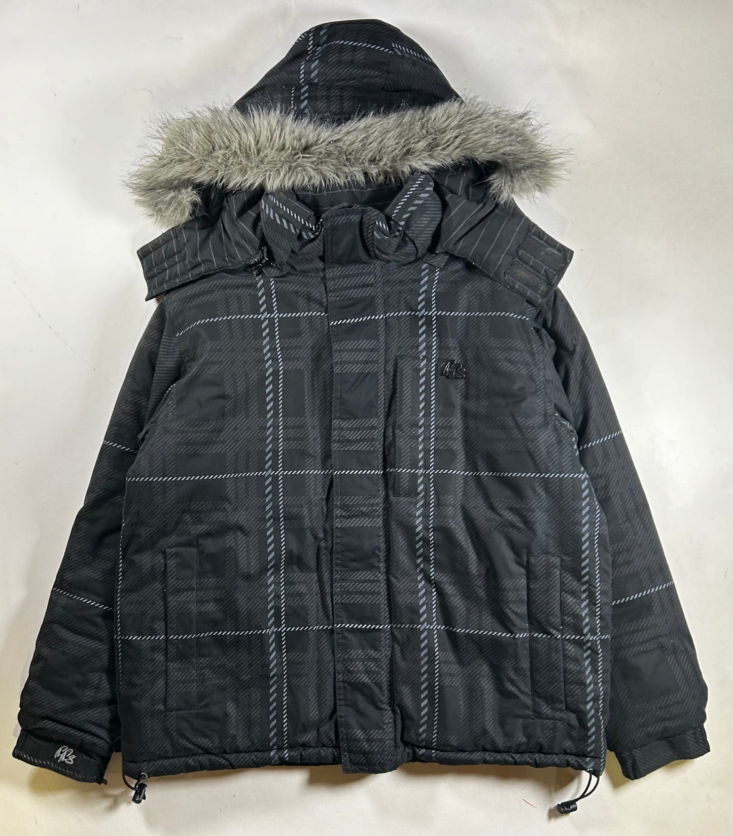 Vintage CCS Skate Catalog Winter Puffer Reversible Jacket Snowboard Skateboard Medium 26x28 Inches