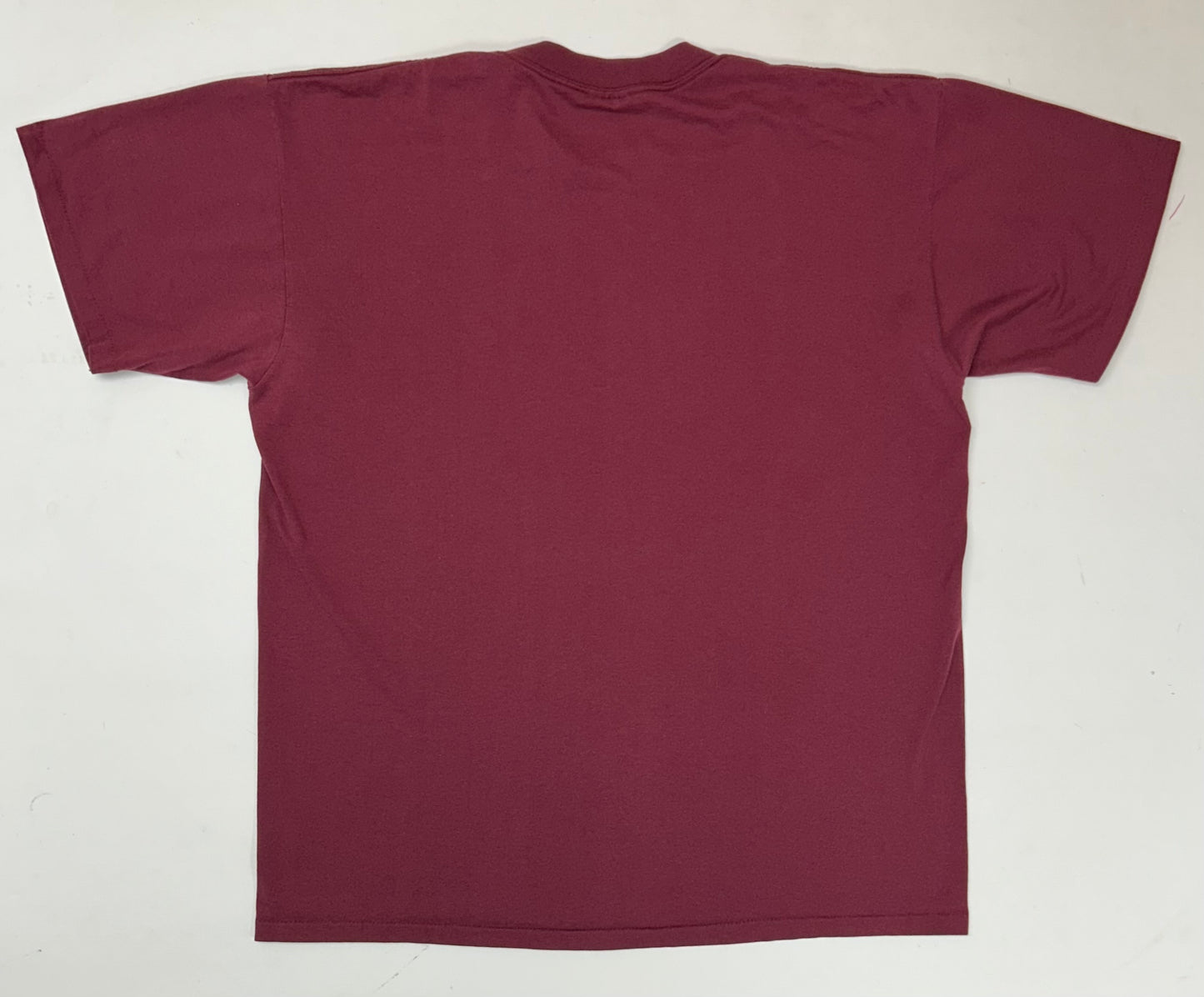Vintage Nabisco Factory Fair Lawn New Jersey Tee XL 23.75x30 Inches Maroon
