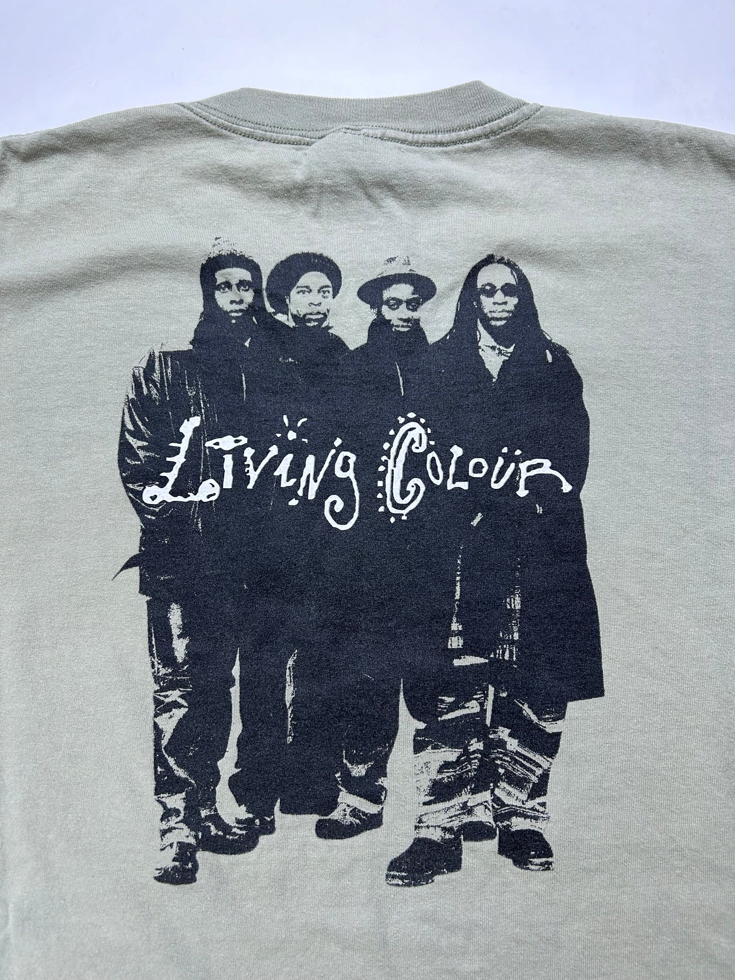 Living Colour Whats Your Favourite Colour Shirt Music Band Tee Rock 2000s XL 24x29.5 Inches