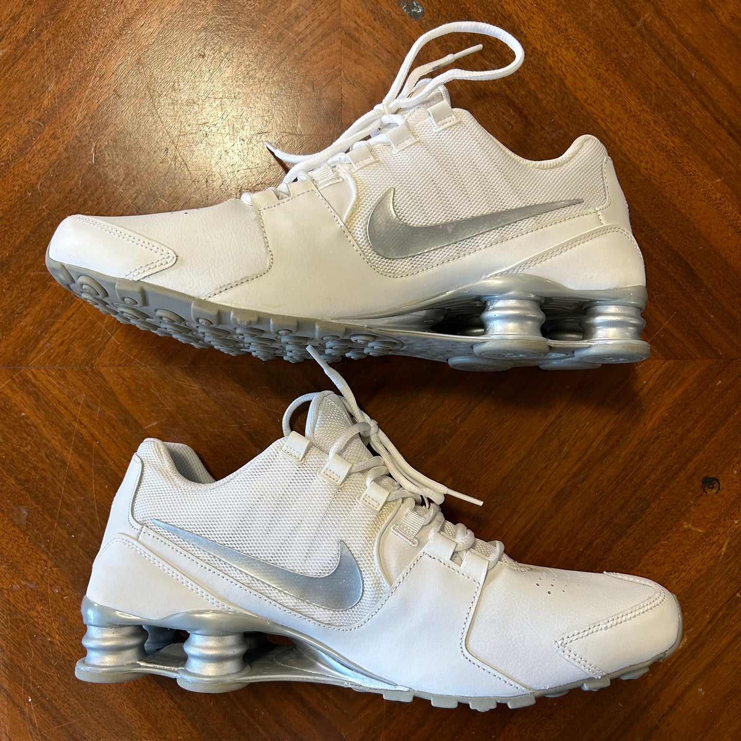 Nike Shox Avenue White 833584-100 2016 As Is No Box Good Condition