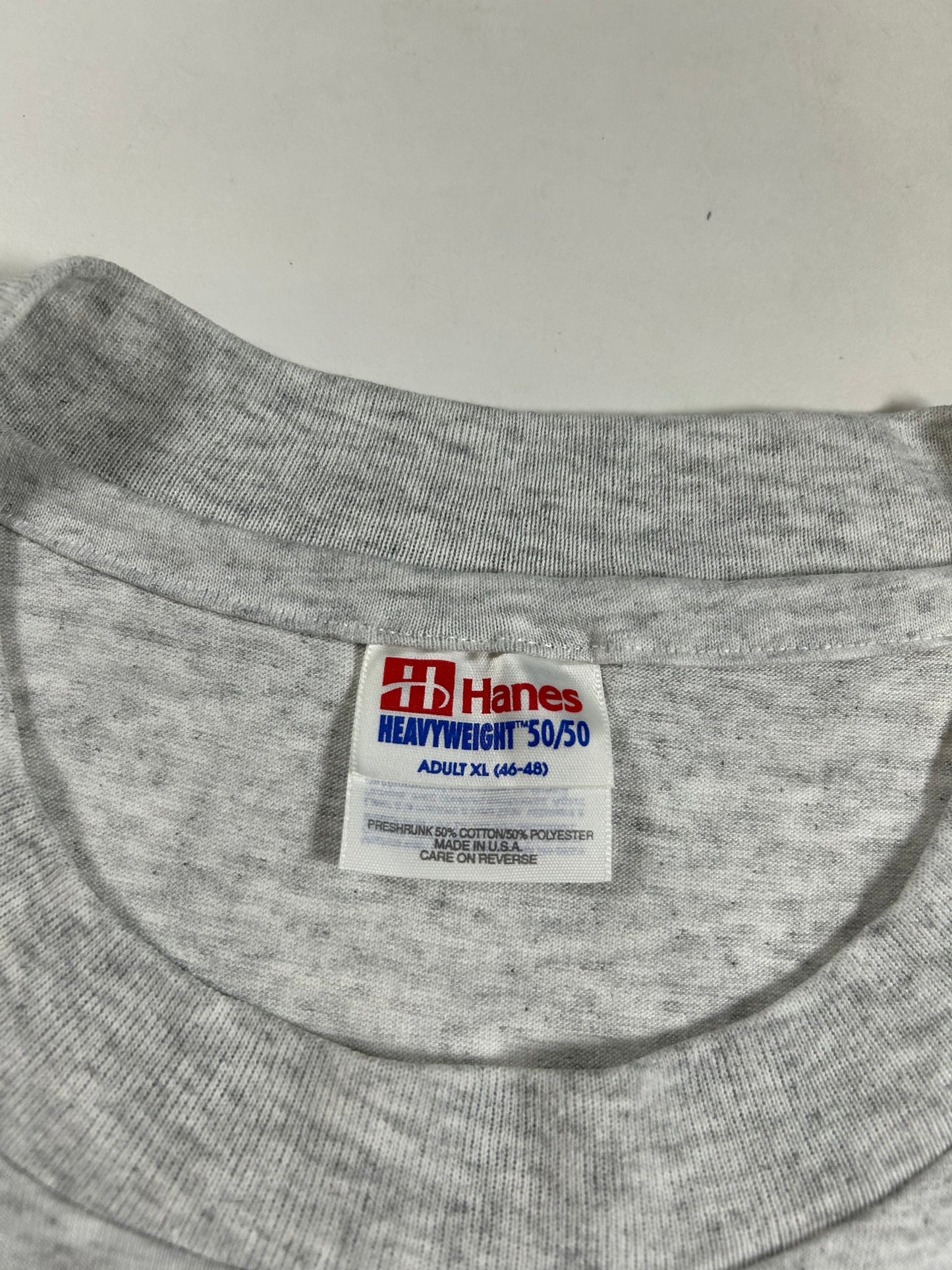 Vintage 1995 Fair Lawn New Jersey Town Tee XL 24.5x31.5 Inches Gray