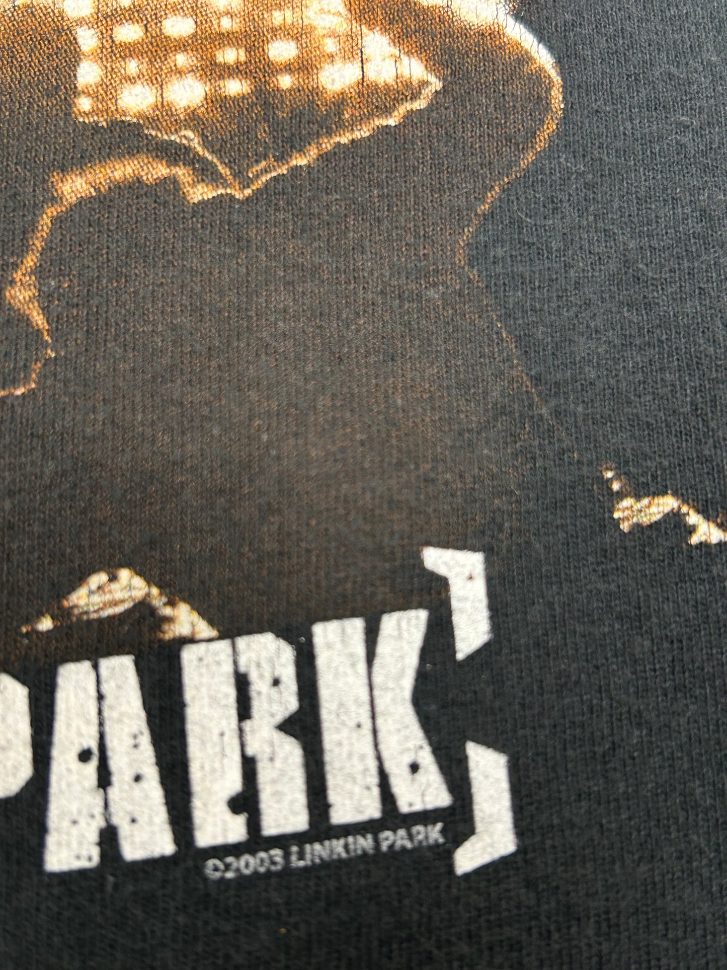 Vintage Linkin Park Meteora Album Promo Band Alternative Music Tee 2003 20.25x27.5 Inches Hanes Heavyweight Tag