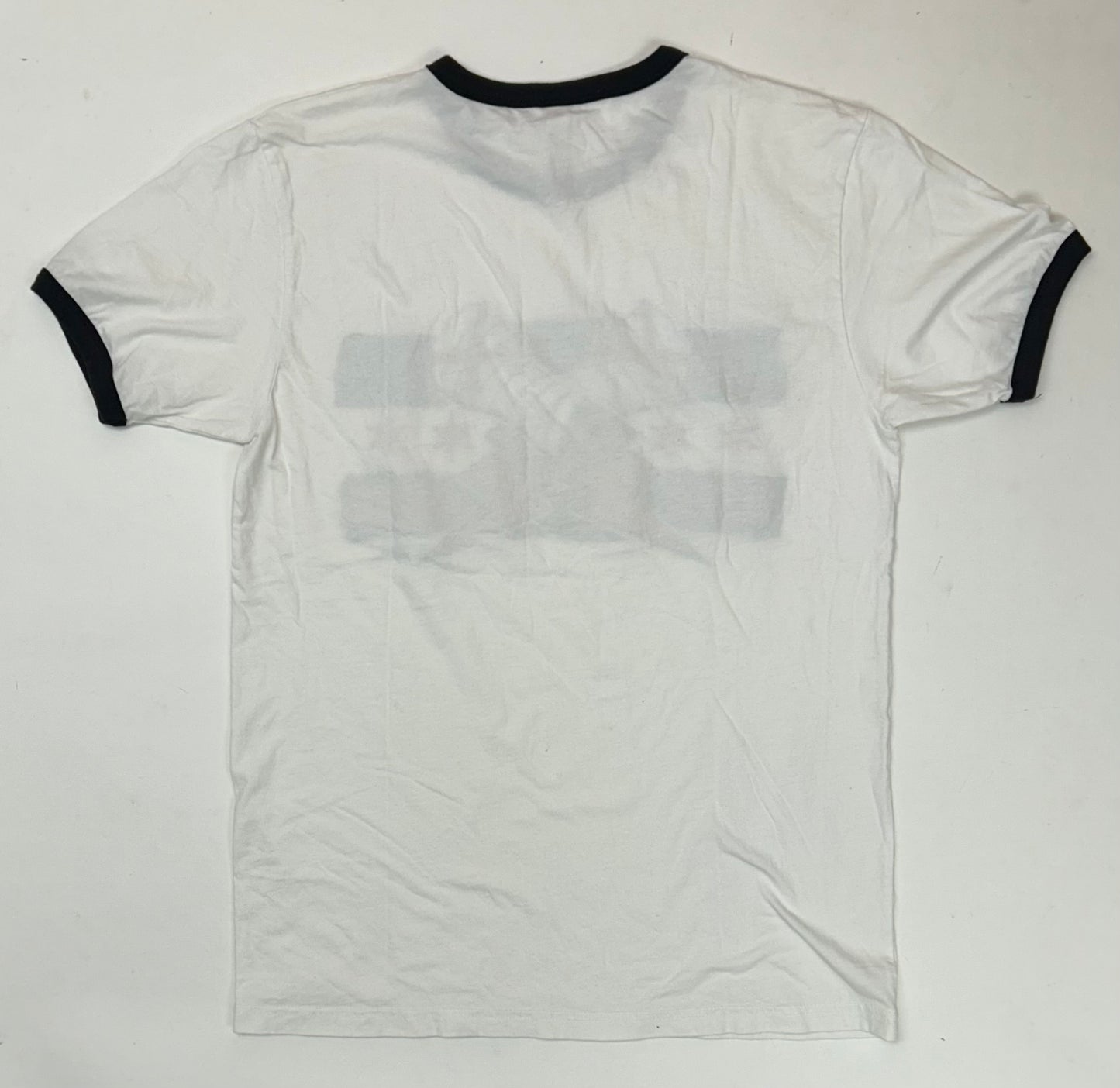 CM Punk T-Shirt Men's White AEW Wrestling “Best in the World” Ringer Tee Medium 19.75x28.25 Inches