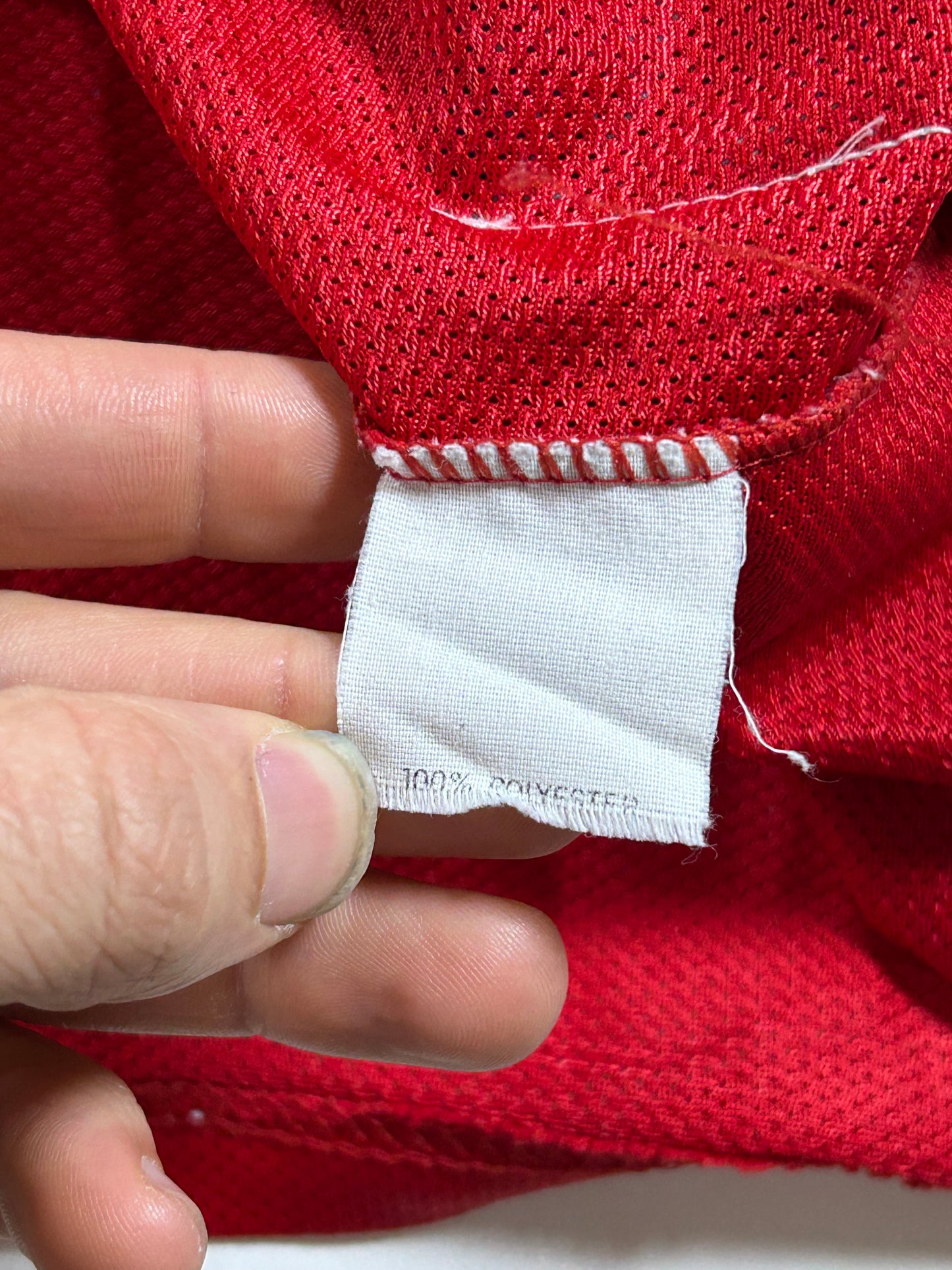 Vintage 90s Champion Chicago Bulls Michael Jordan #23 Red Jersey Youth XL Can Fit Adult Small 20.25x27.75 Inches Made In USA