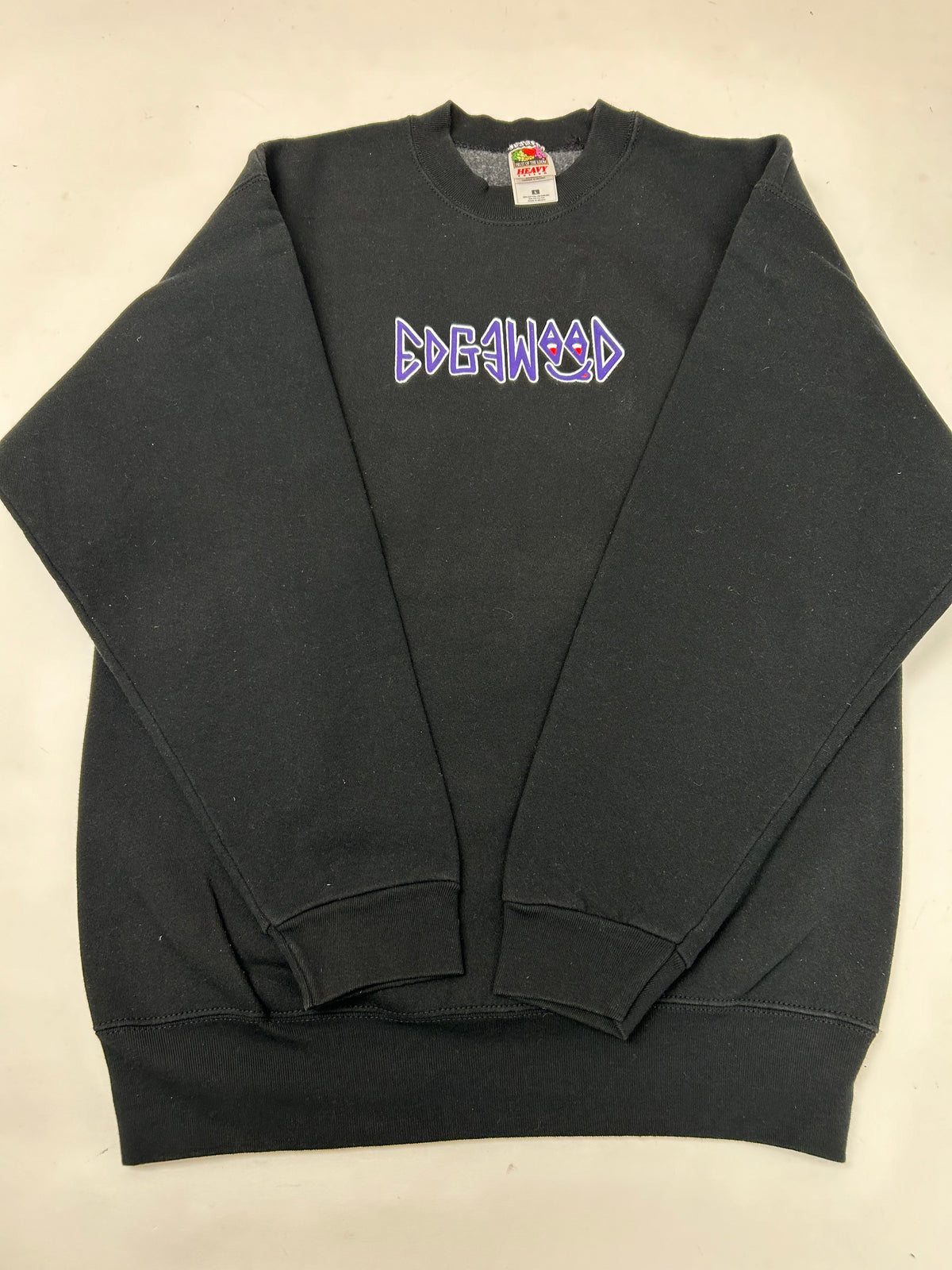Edgewood New Jersey Deeper Than The Roots Crewneck Sweatshirts Fruit Of The Loom Heavy Cotton 90/10 Blend Black Mexico 22.5x29 Inches M/Lish