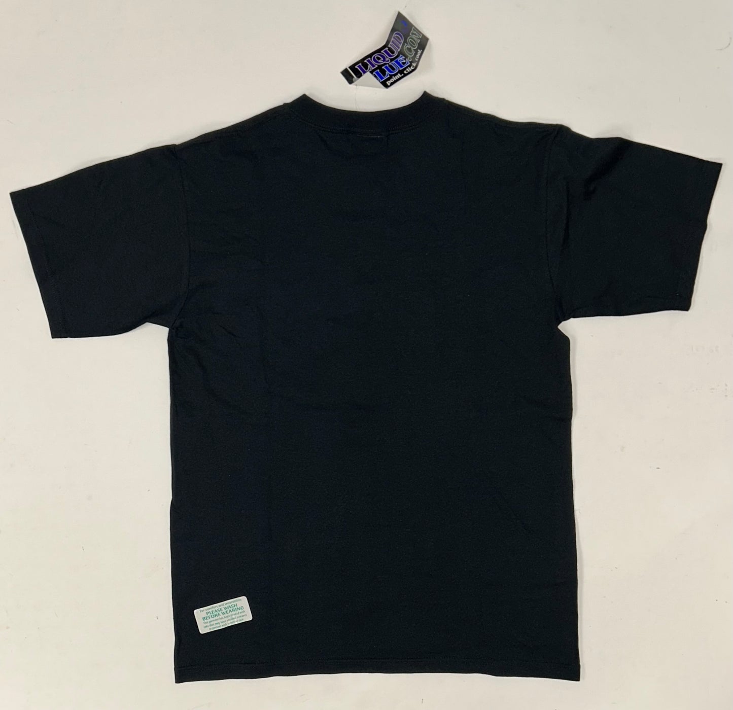 Vintage 2005 AC/DC Liquid Blue All Over Graphic Band Tee Deadstock Brand New Medium 20x28 Inches