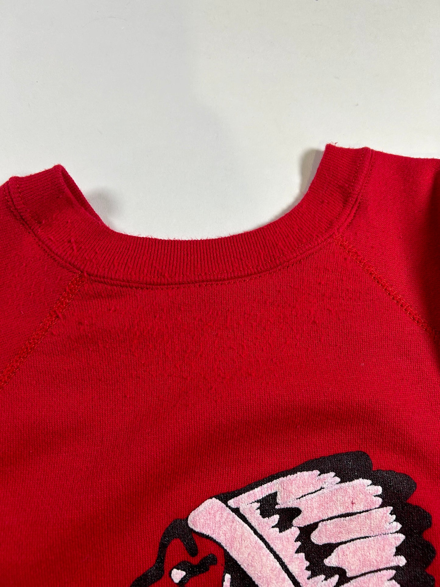Vintage St John’s Red Storm Banned Logo Red Crewneck Sweatshirt 22.75x26.75 Inches Rare