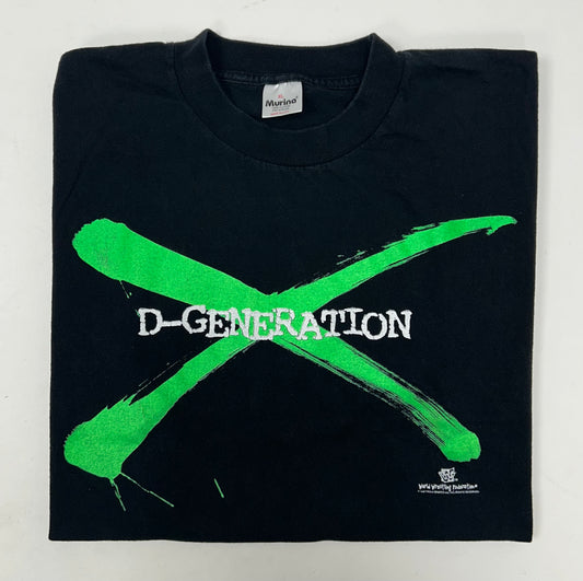 Vintage 1998 WWF D-Generation X DX Defy Authority Wrestling tee XL 23.75x29.75 Inches