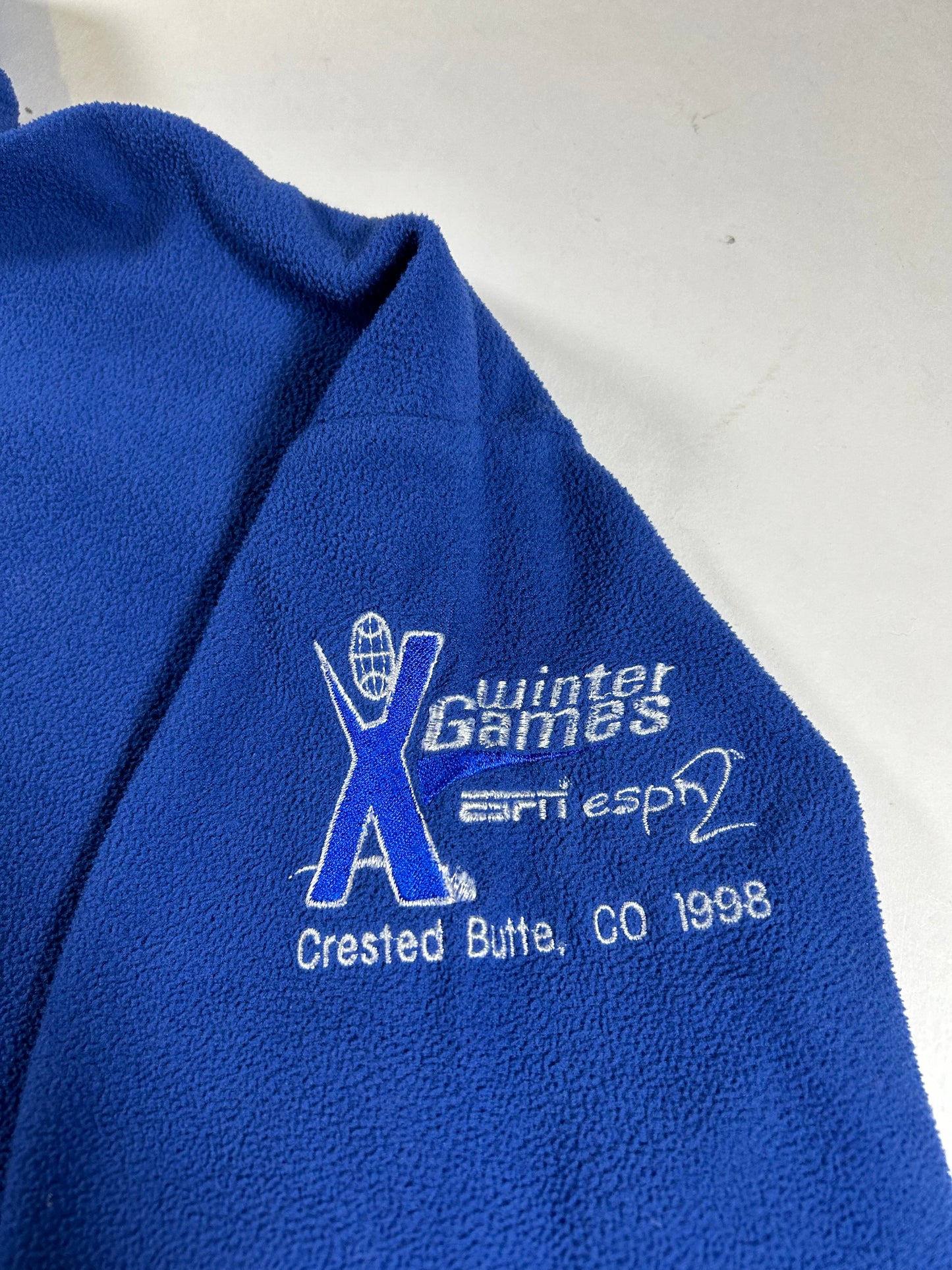 Vintage Nike Winter X Games 1998 1/4 Zip Fleece Pullover Mens Therma FIT XL/L Fit 23.75x31.75 Inches