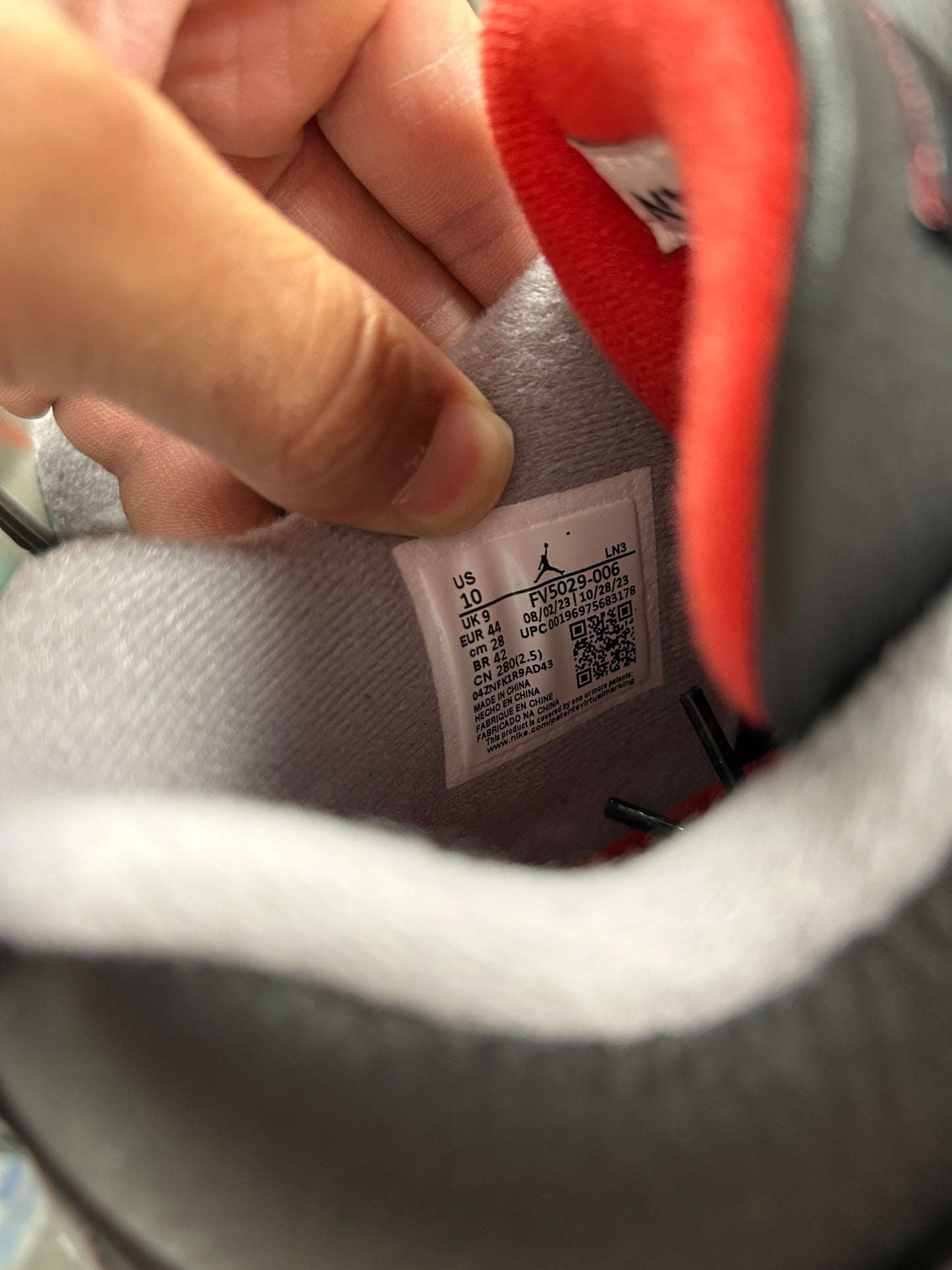 2024 Nike Air Jordan 4 Retro Bred Reimagined Size 10 FV5029 006 DS Brand New