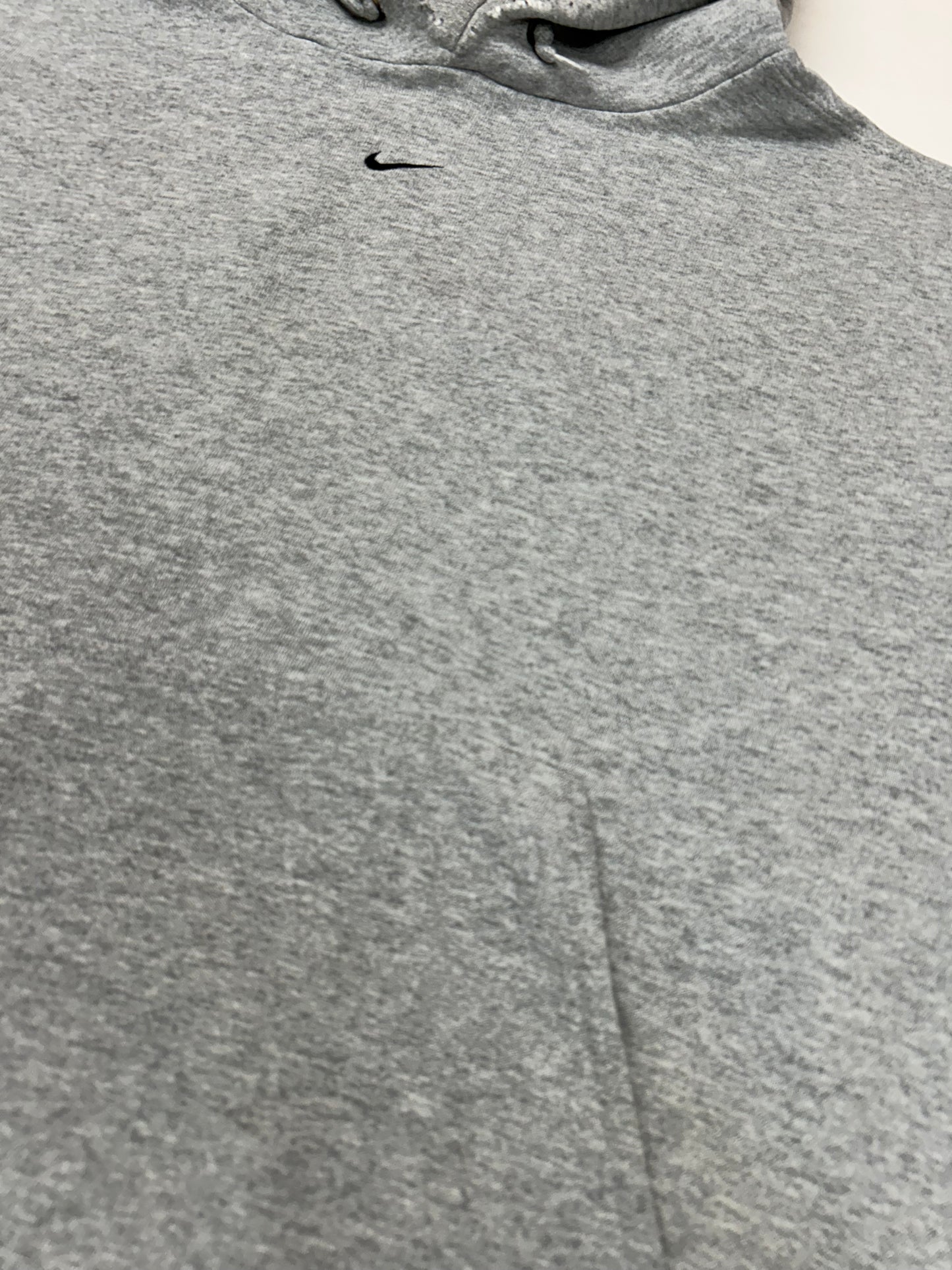 Vintage 90s Nike Center Swoosh Embroidered Logo Hooded Sweatshirt Worn In XL 27.25x28.25 Inches As Is