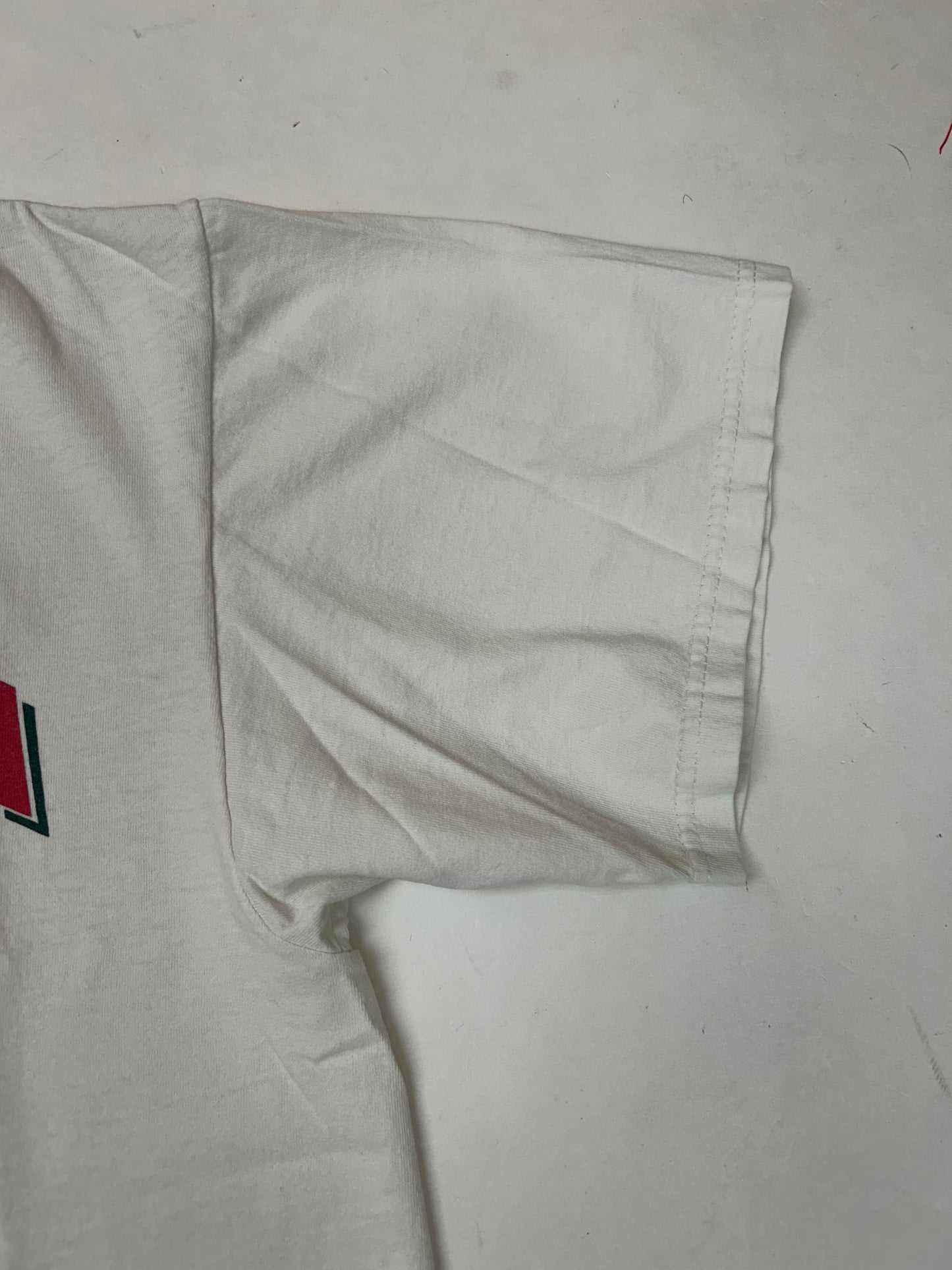 Vintage Nike 1996 The Lipton Rado Championships Tennis Tee Worn As Is White Tag Boxy M/L Fit 21.25x25.25 Inches