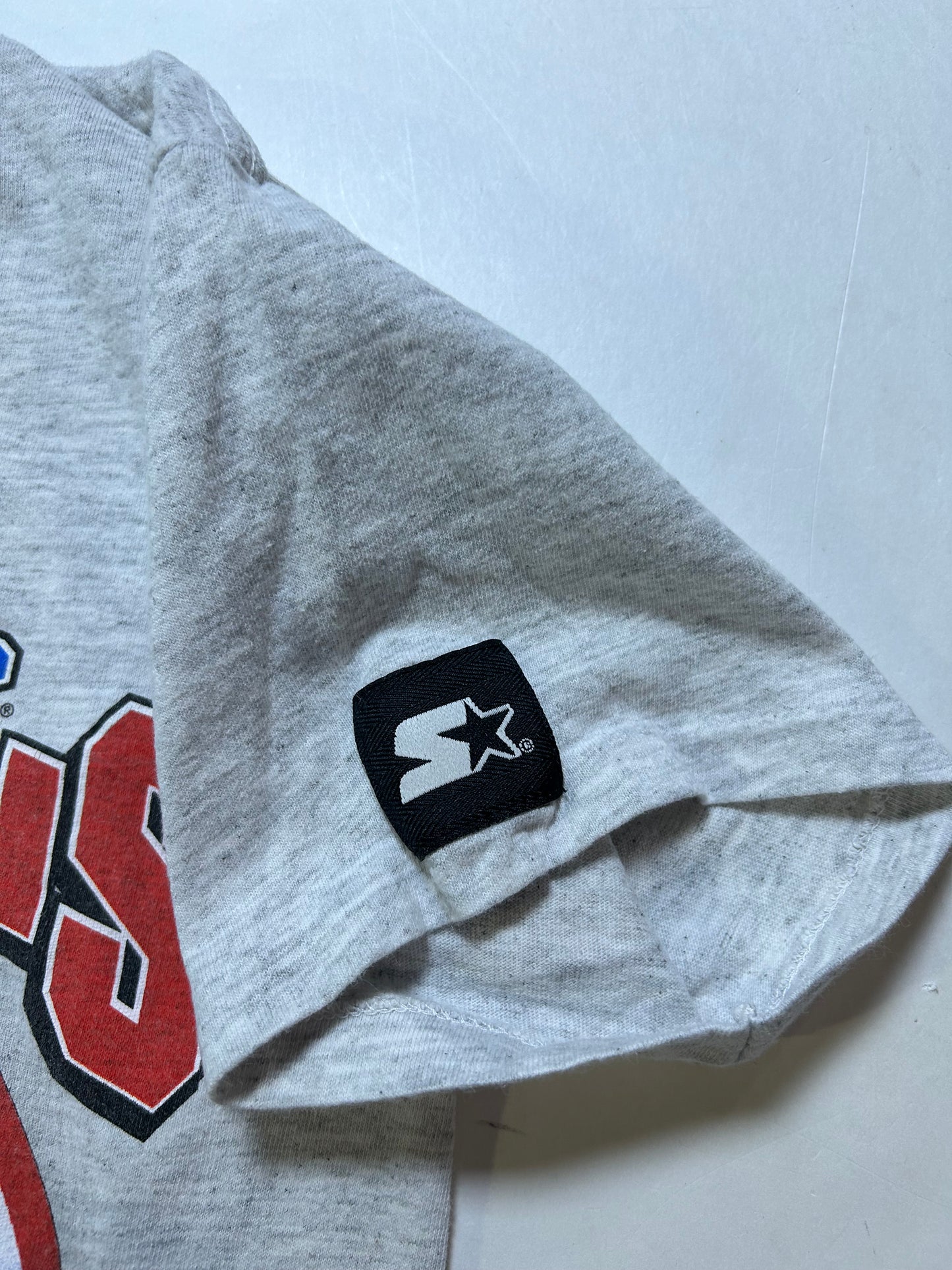 Vintage Starter New York Rangers 1994 NHL Stanley Cup Champions Tee Small 17.25x24.75 Inches Gray