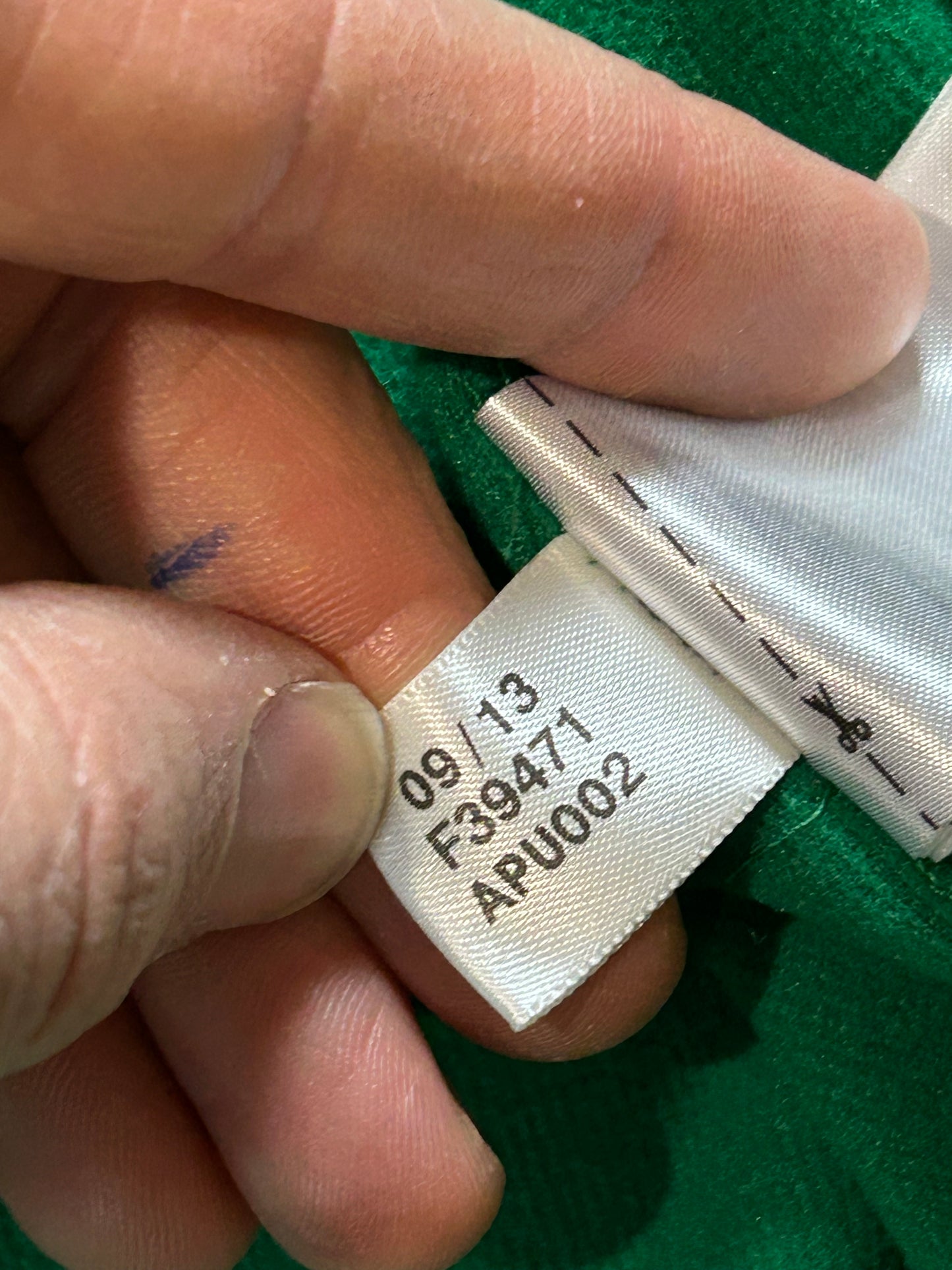 2013 Adidas Mexico National Team Soccer Green White Track Jacket Large 22.25x28.5 Inches