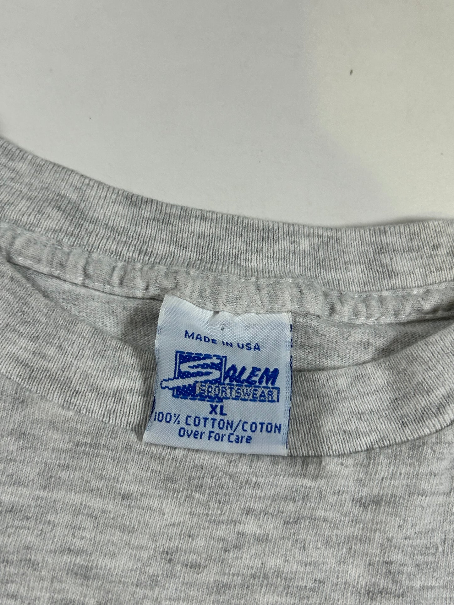 Vintage 1992 Dream Team Barcelona Olympic Michael Jordan NBA Salem Sportswear XL 23.75x29 Inches Gray As Is