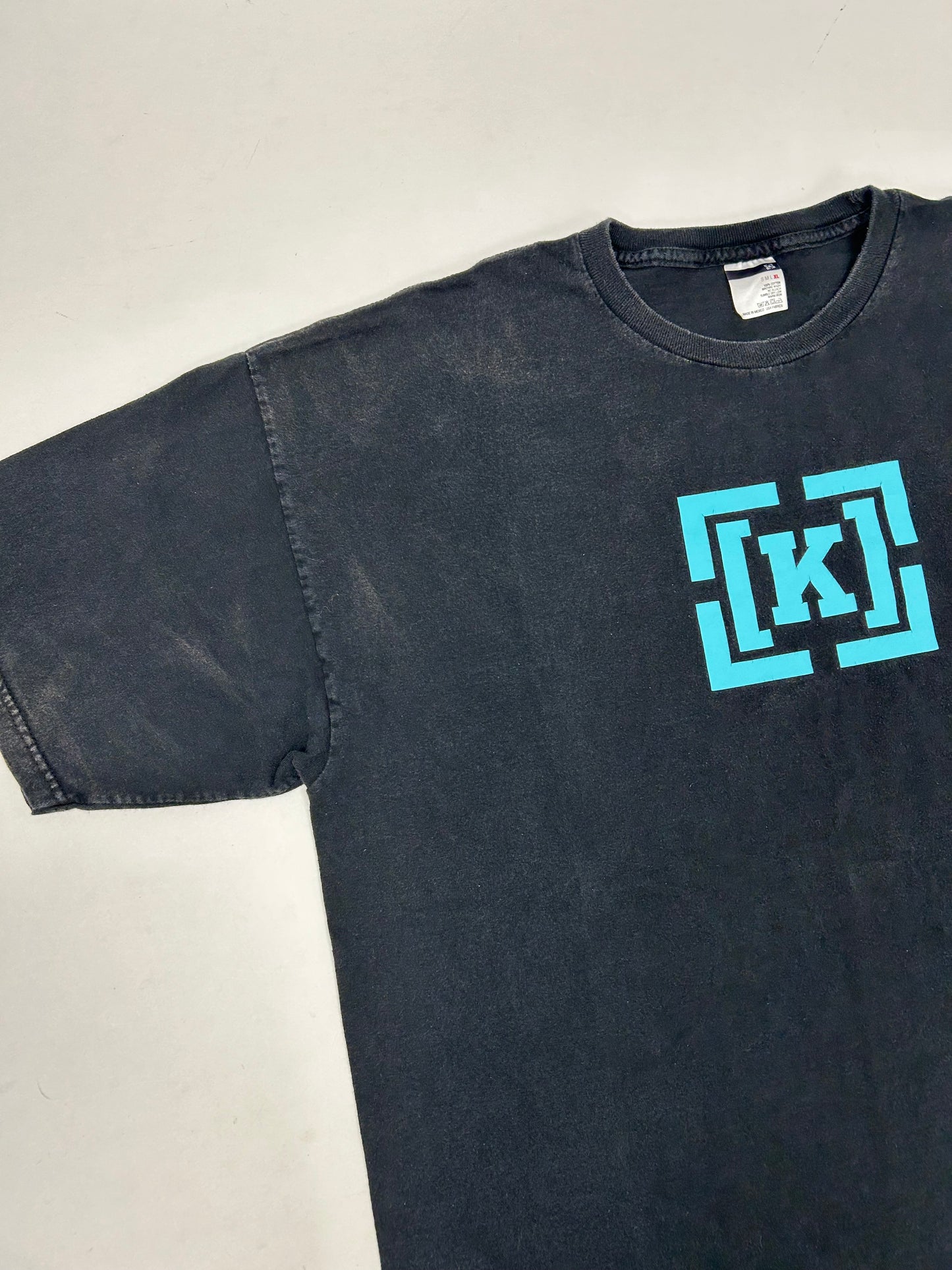 Vintage 00s KR3W K Staple Logo Tee XL Faded & Worn In