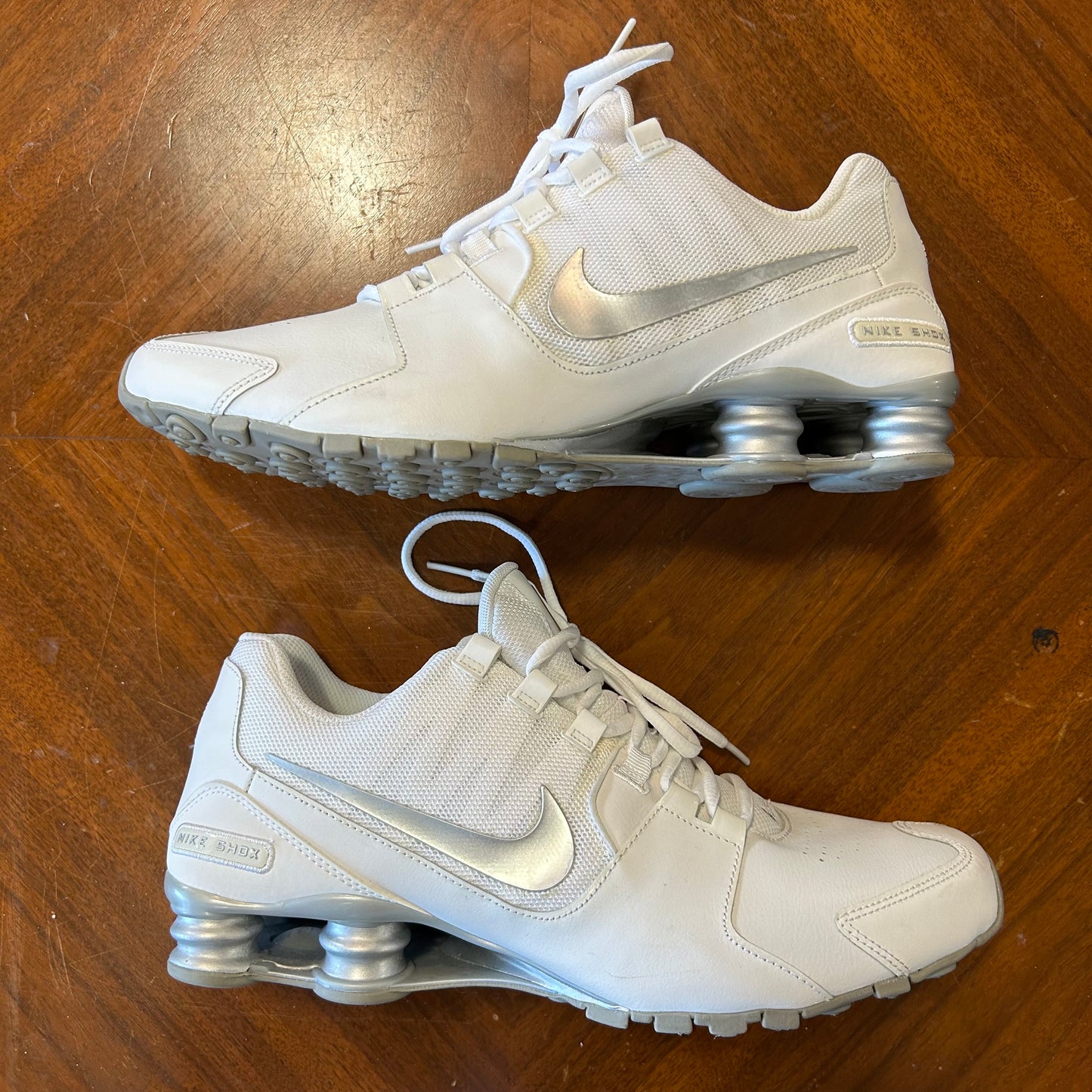 Nike Shox Avenue White 833584-100 2016 As Is No Box Good Condition
