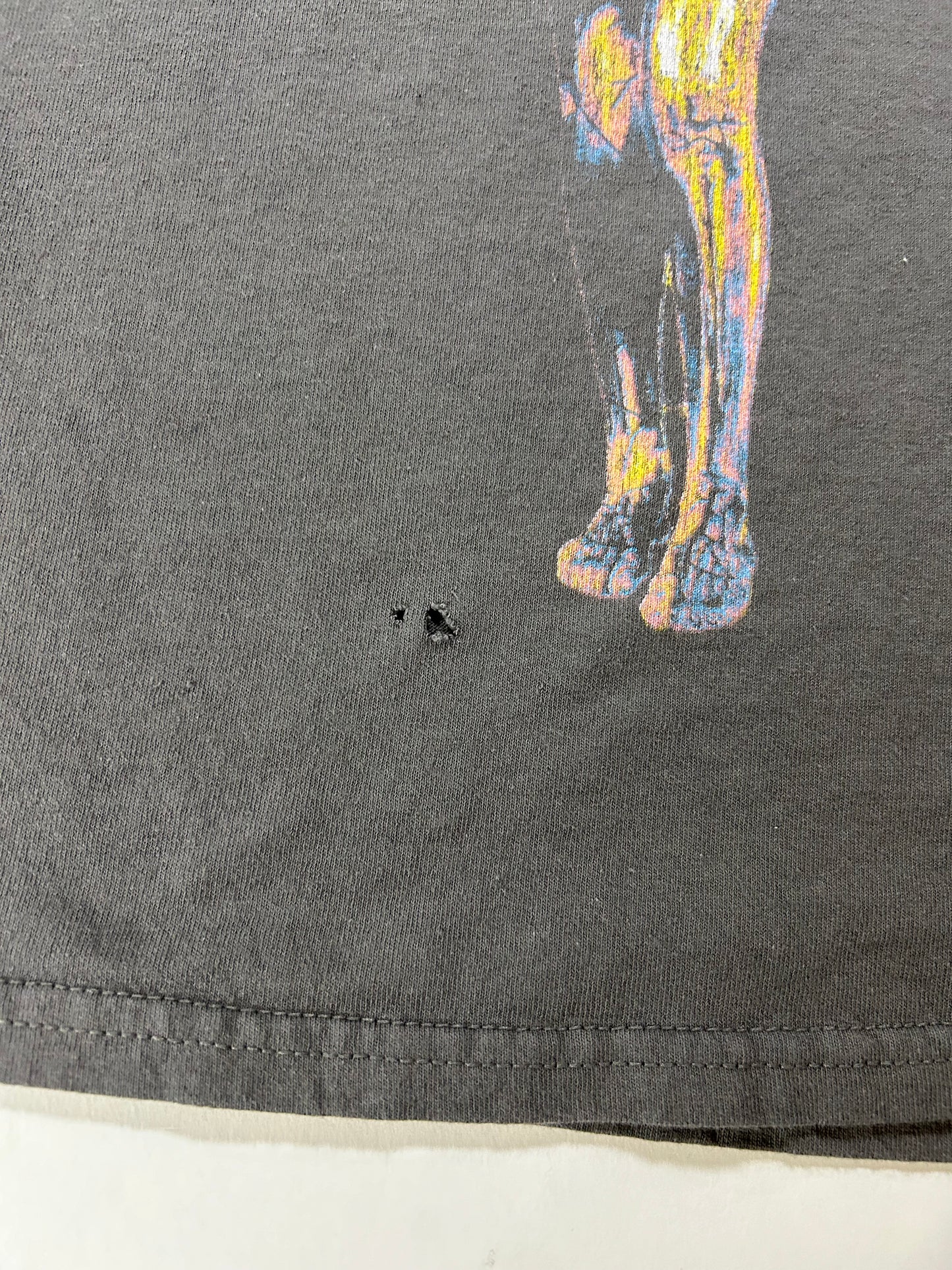 2010s Nirvana Band Music Tee XL 25.5x30 Inches Gray As Is