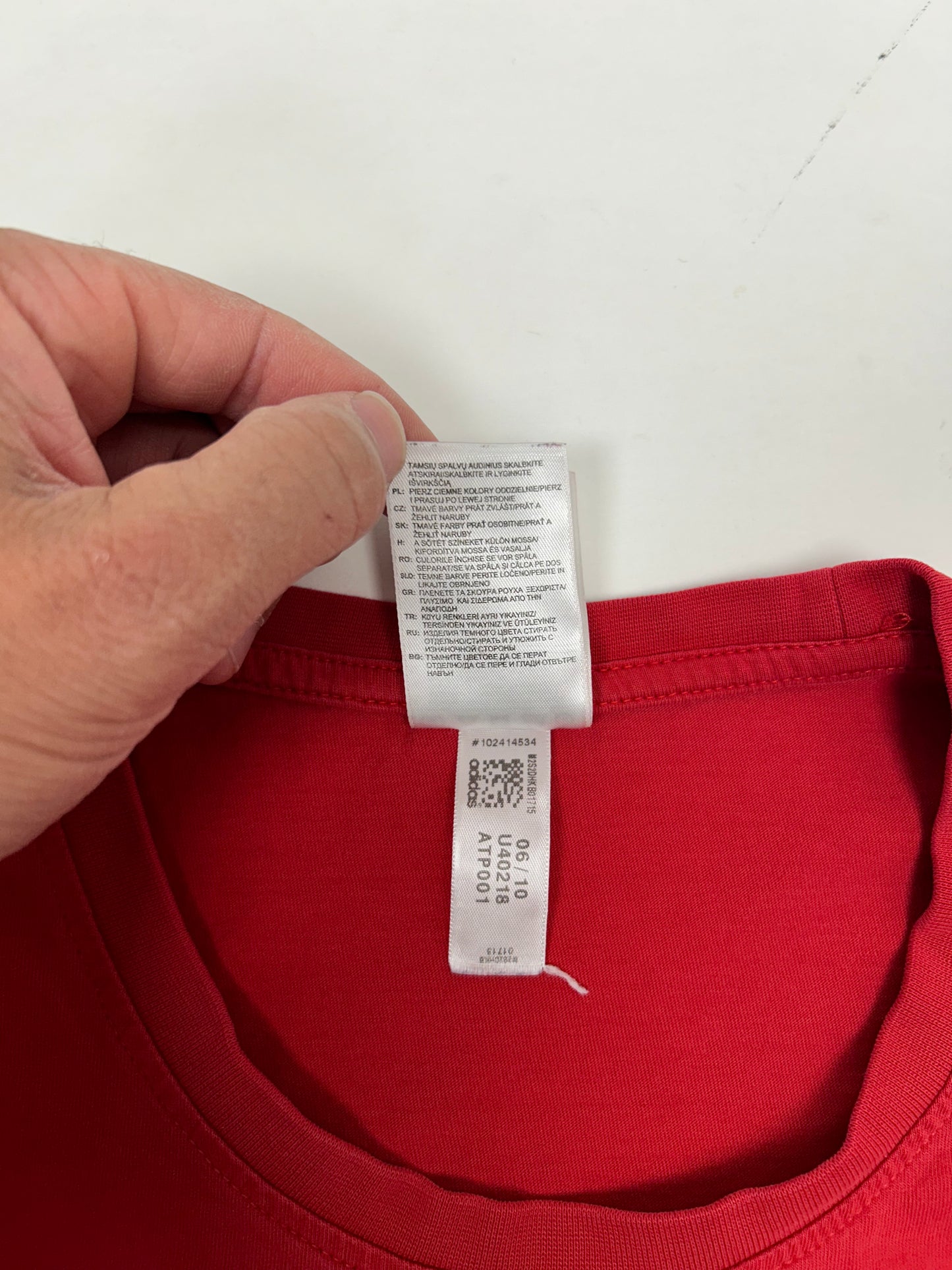 Spain Adidas 'Campeones De Europa' Tee Euro 2012 Champion T shirt 2XL 26.5x29.5 Inches