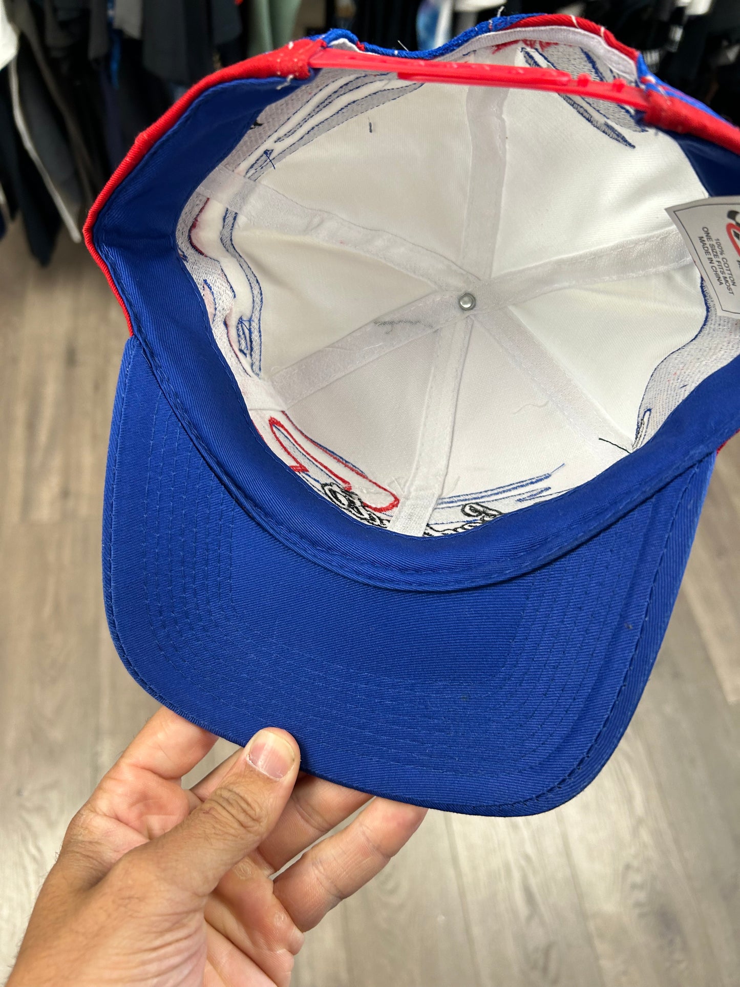 Vintage NASCAR Chase Authentics Dale Earnhardt JR. 3 SnapBack Hat Red,White,Blue
