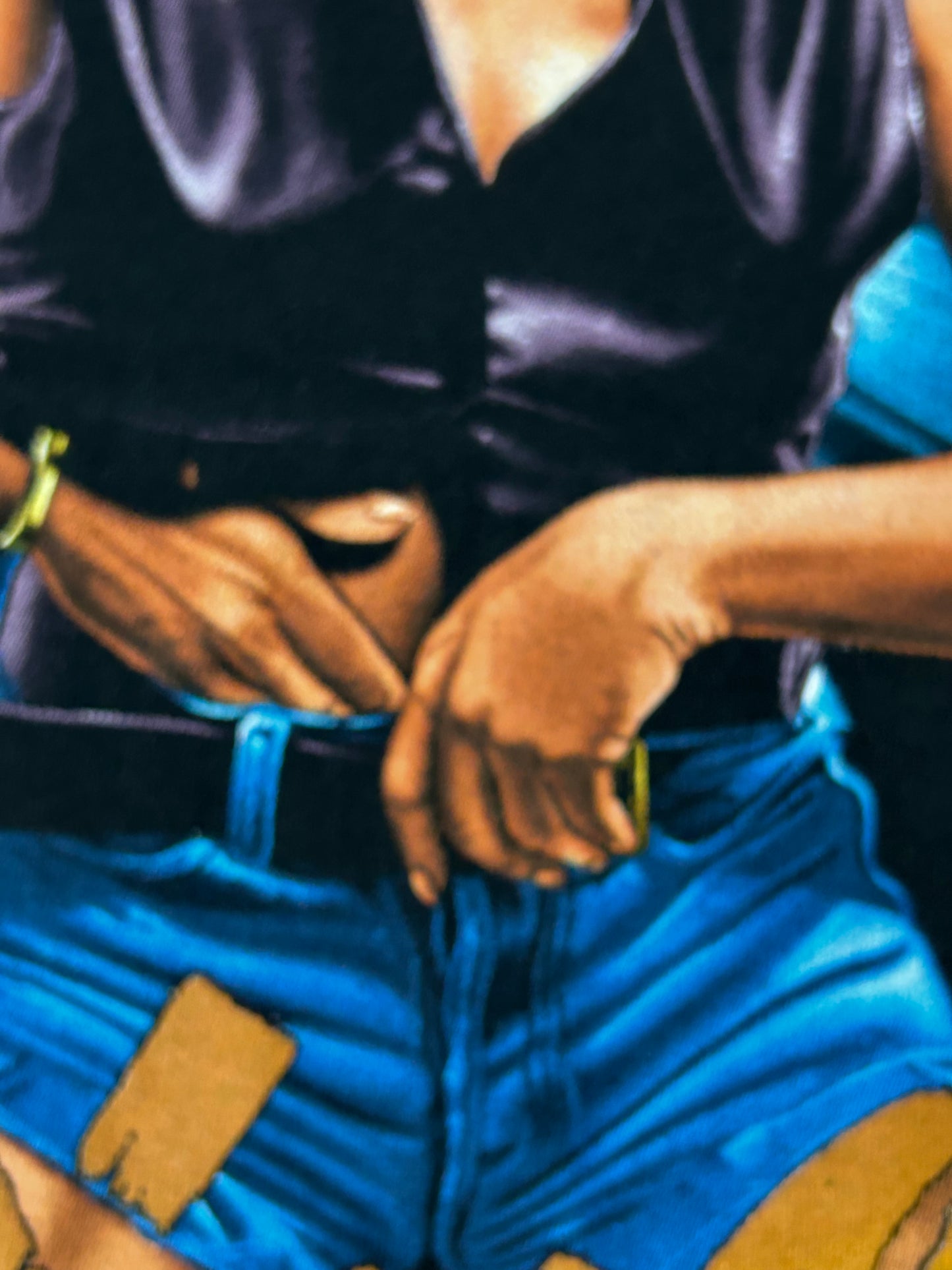 Vintage Tina Turner Simply The Best Sony Signatures Music Tee Large 21.25x31.5 Inches