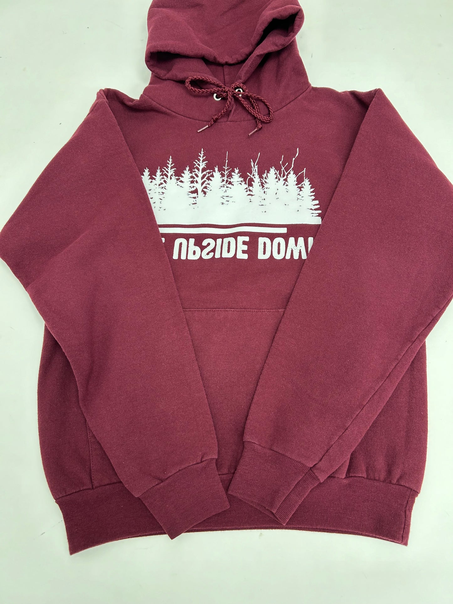 Stranger Things The Upside Down World Hooded Sweatshirt Medium/Small 20x26 Inches