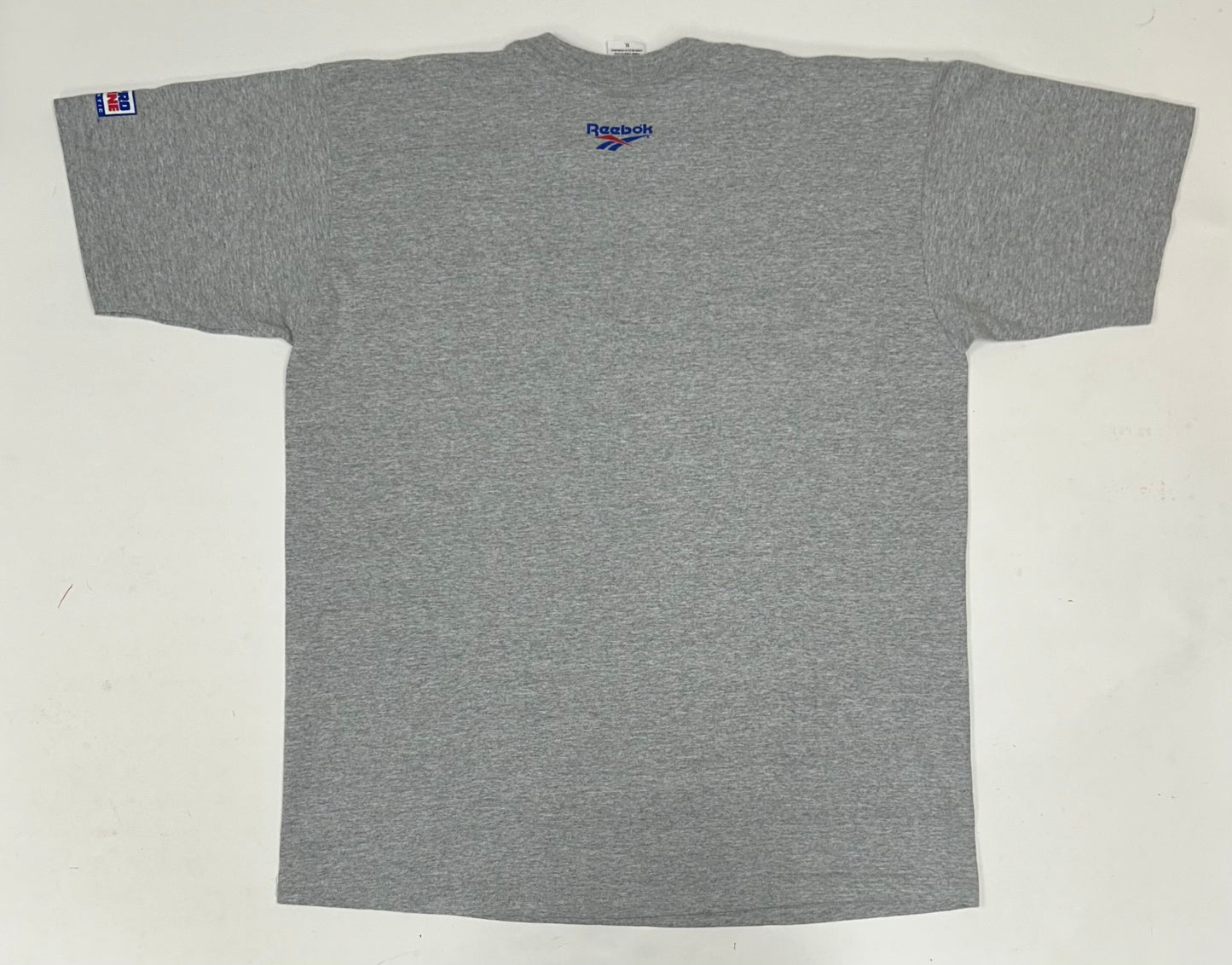 Vintage 1996 Reebok New York Giants NFL Tee XL 23.5x30.5 Inches Gray