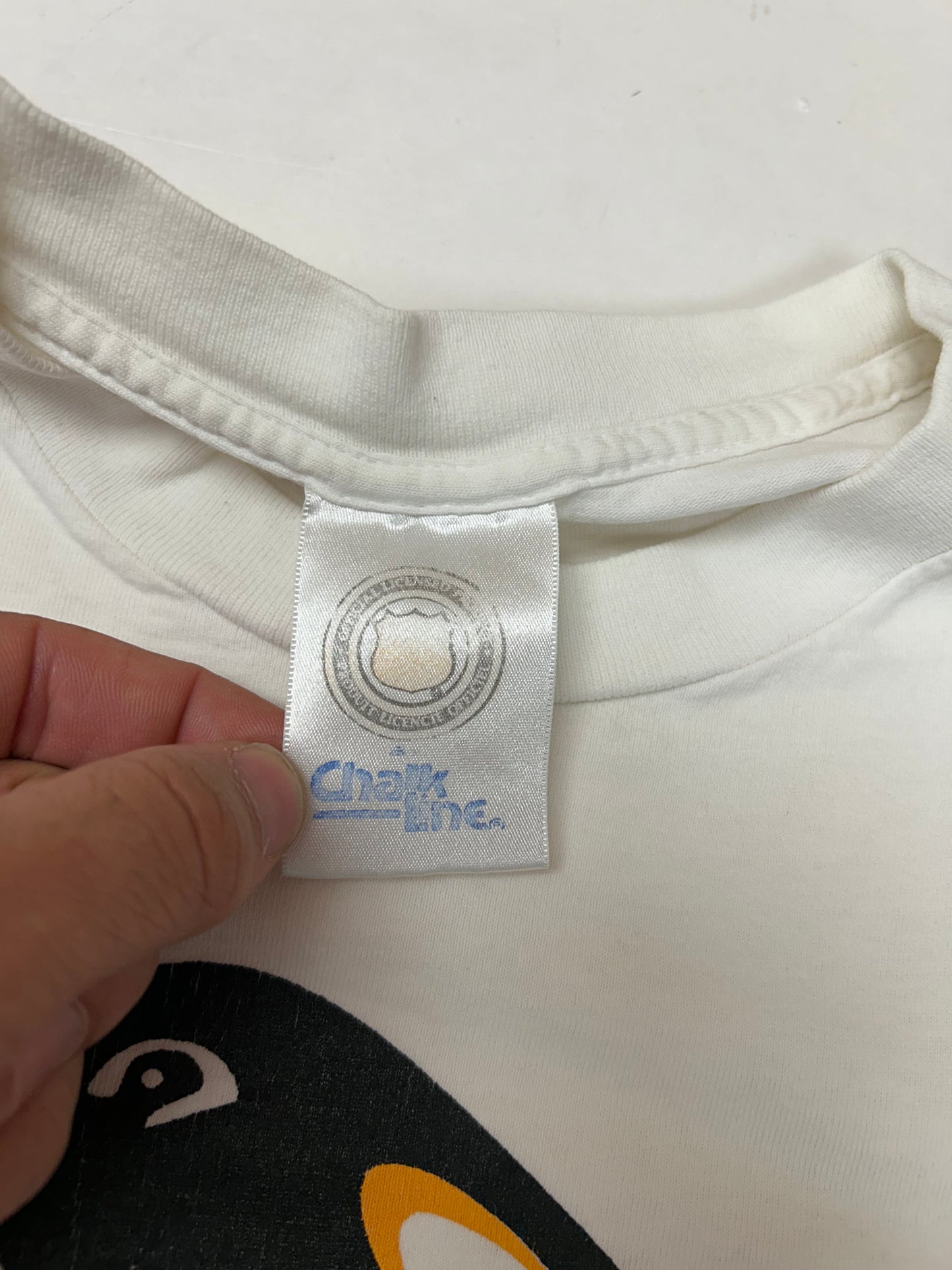 Vintage Chalk Line Pittsburgh Penguins NHL Shirt Boxy Largeish Fit 22.25x26.75 Inches