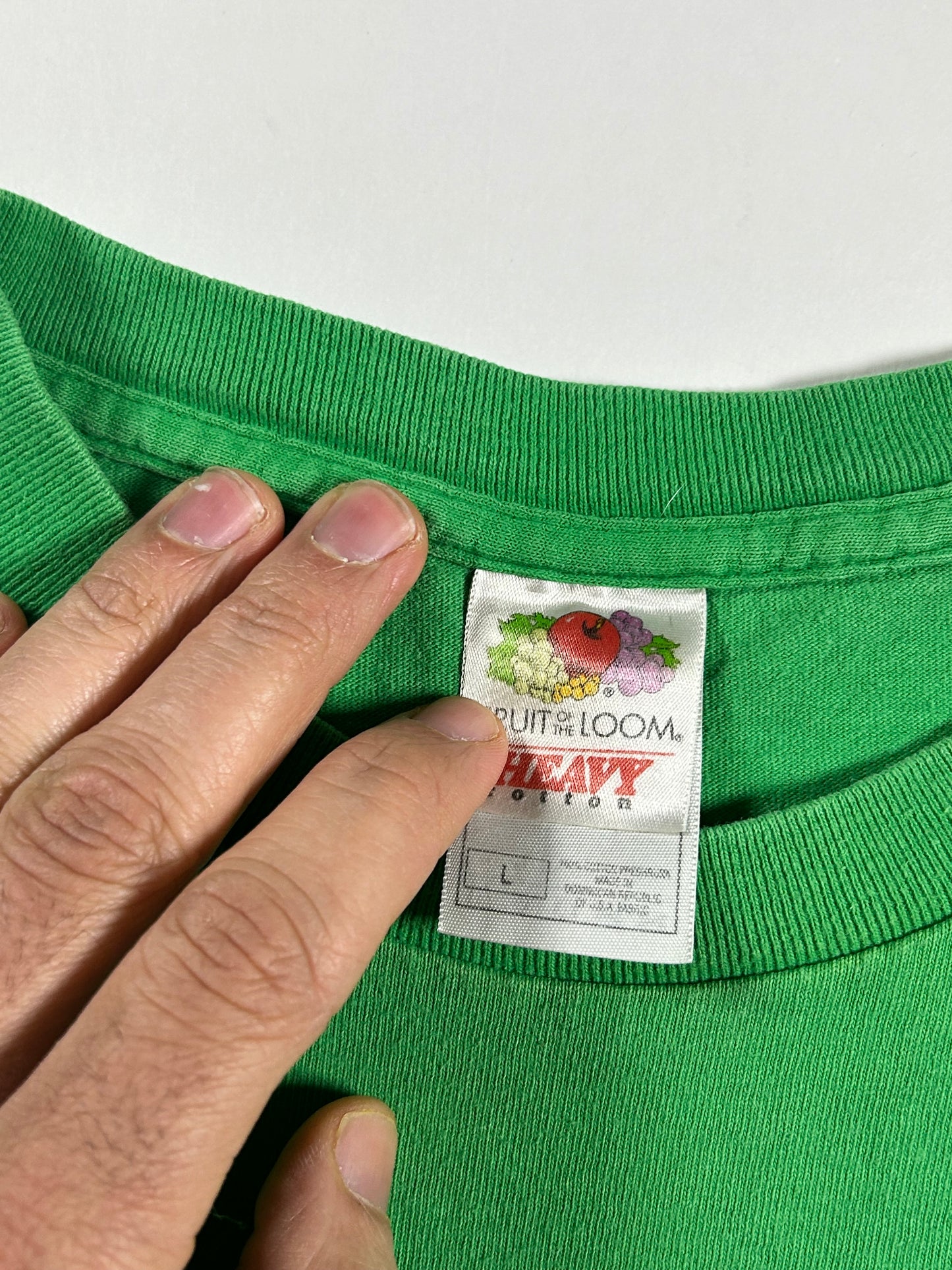 Vintage DK Bicycle Company BMX Biking Bike Brand Tee L/M 21x27 Inches 2000s Green Y2K