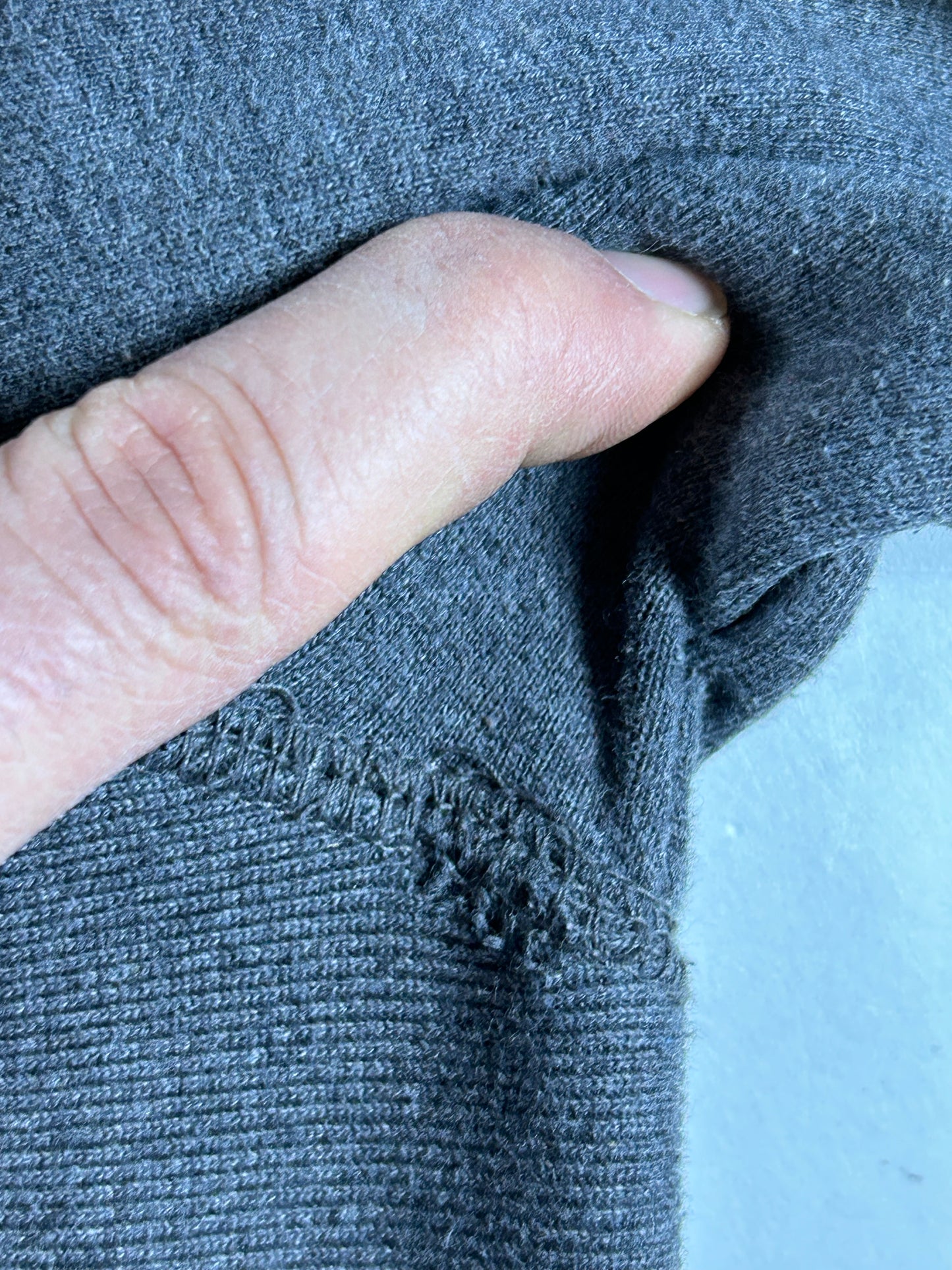 Vintage Eckō Unltd Rhino Brand Hooded Pullover Sweatshirt Gray Large 24.5x26.25 Inches As Is