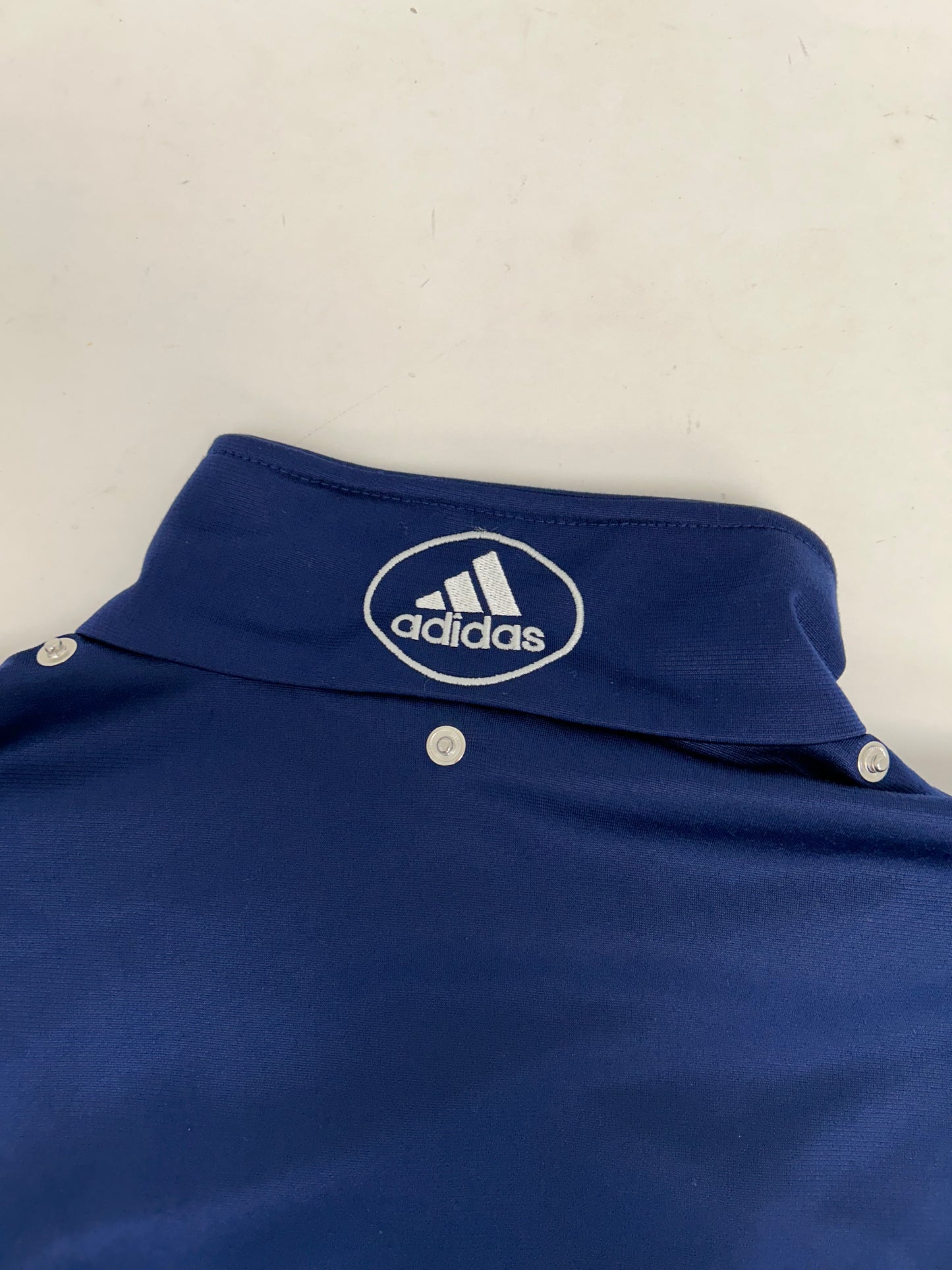 Vintage Adidas Track Jacket Zip Off Sleeves Medium 25x27.75 Inches Three Stripes